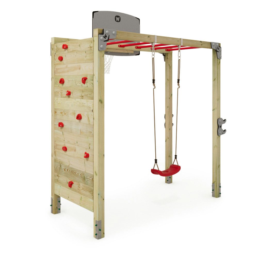 Wickey Klettergerüst FIT Gym 455 - Turnstation mit Schaukel, Basketballkorb günstig online kaufen
