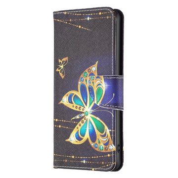 Wigento Handyhülle Für Xiaomi 12T / 12T Pro Kunstleder Handy Tasche Book Motiv 3 Schutz Hülle Case Cover Etui Neu