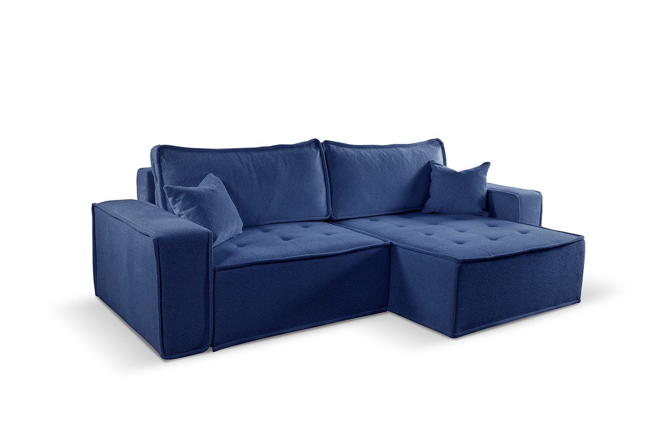 Kaiser Möbel Ecksofa L-förmiges Bohoo-Ecksofa mit Schlaffunktion