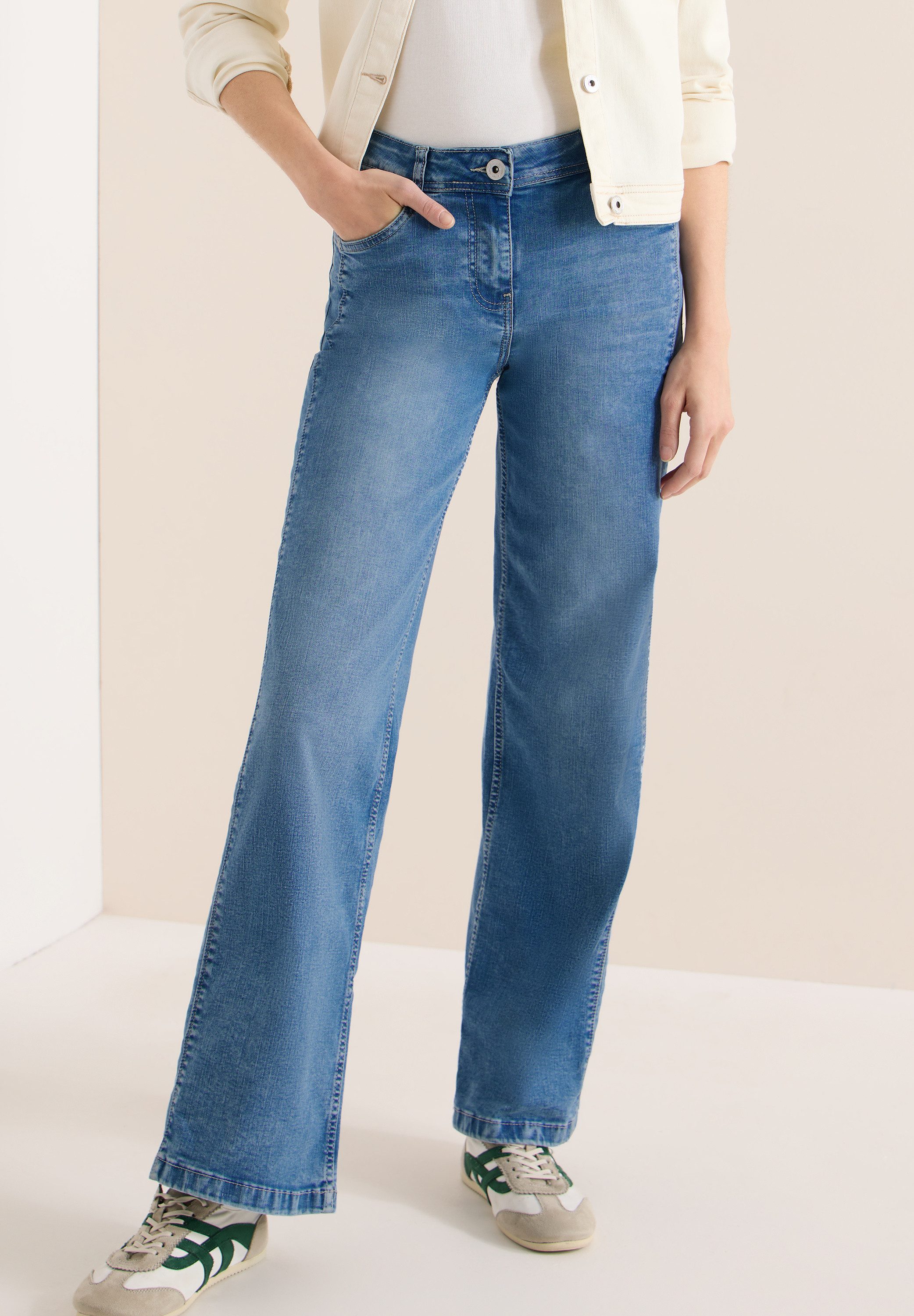 CECIL Weite Jeans Style Toronto oben Slim Fit, mit Stretch