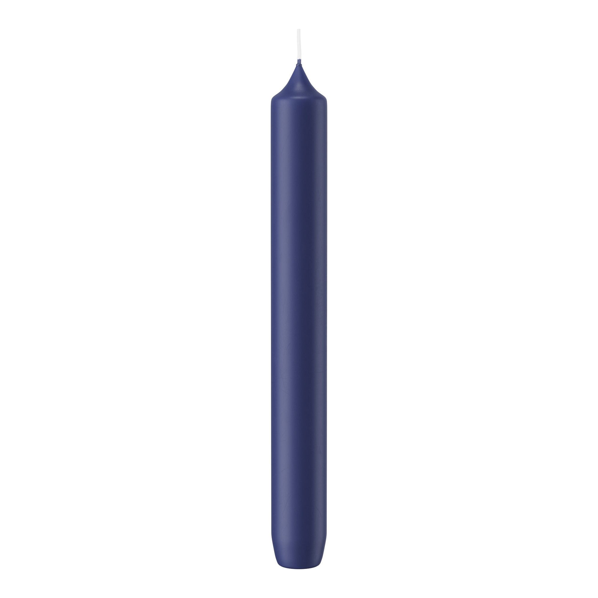 Wiedemann Kerzen Tafelkerze Leuchterkerzen Dunkelblau 185 x Ø 21 mm, 50 Stück