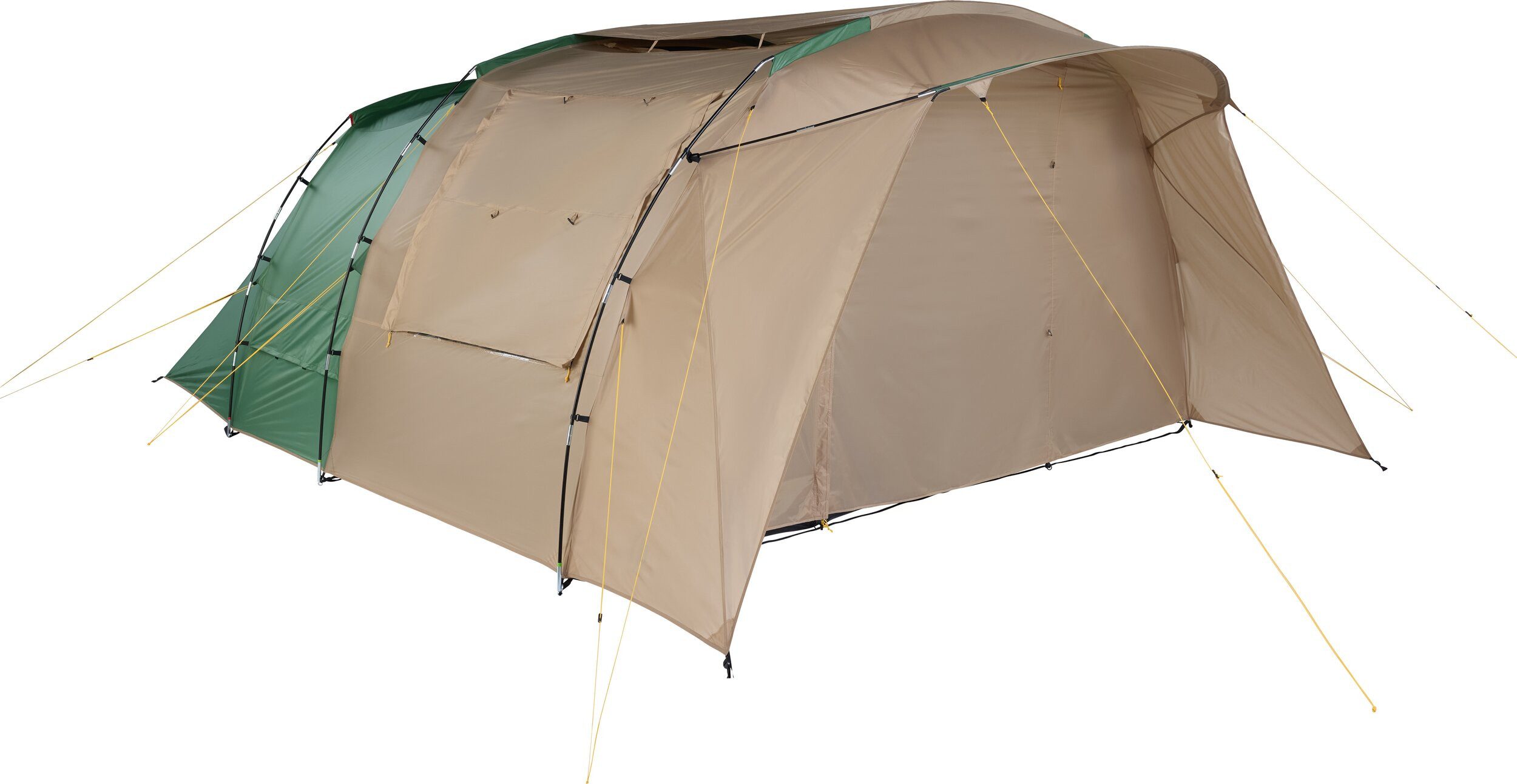 McKINLEY Igluzelt Familien-Zelt Guinea 40.6 SW BROWN LIGHT/GREEN/YE