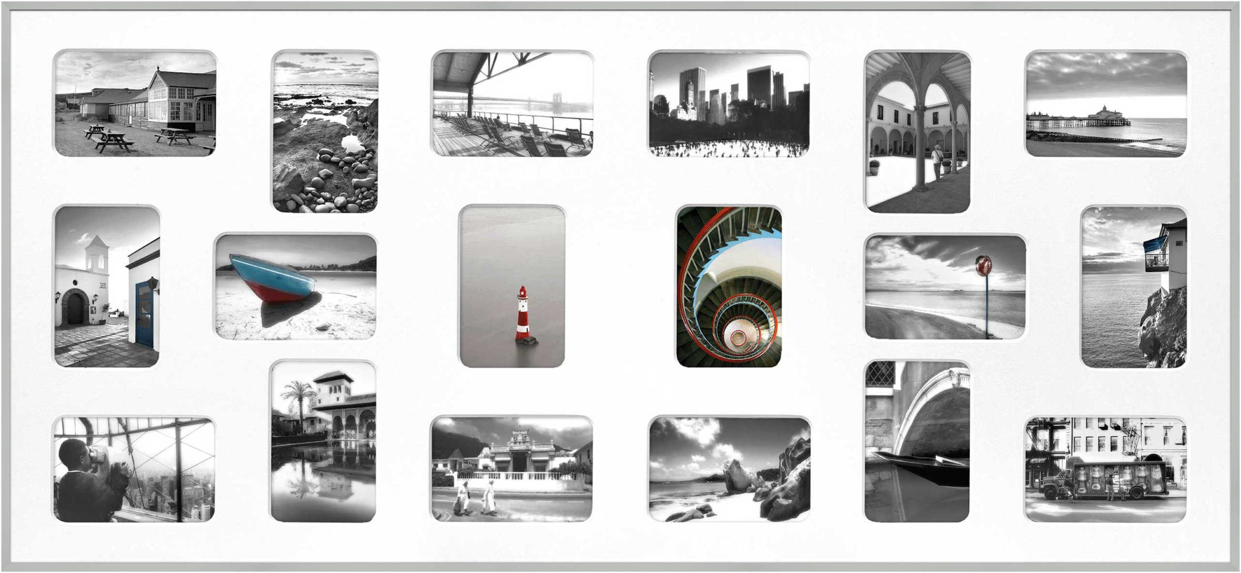 nielsen Bilderrahmen Aluminium Bilderrahmen Collage Pixel, (1 St)