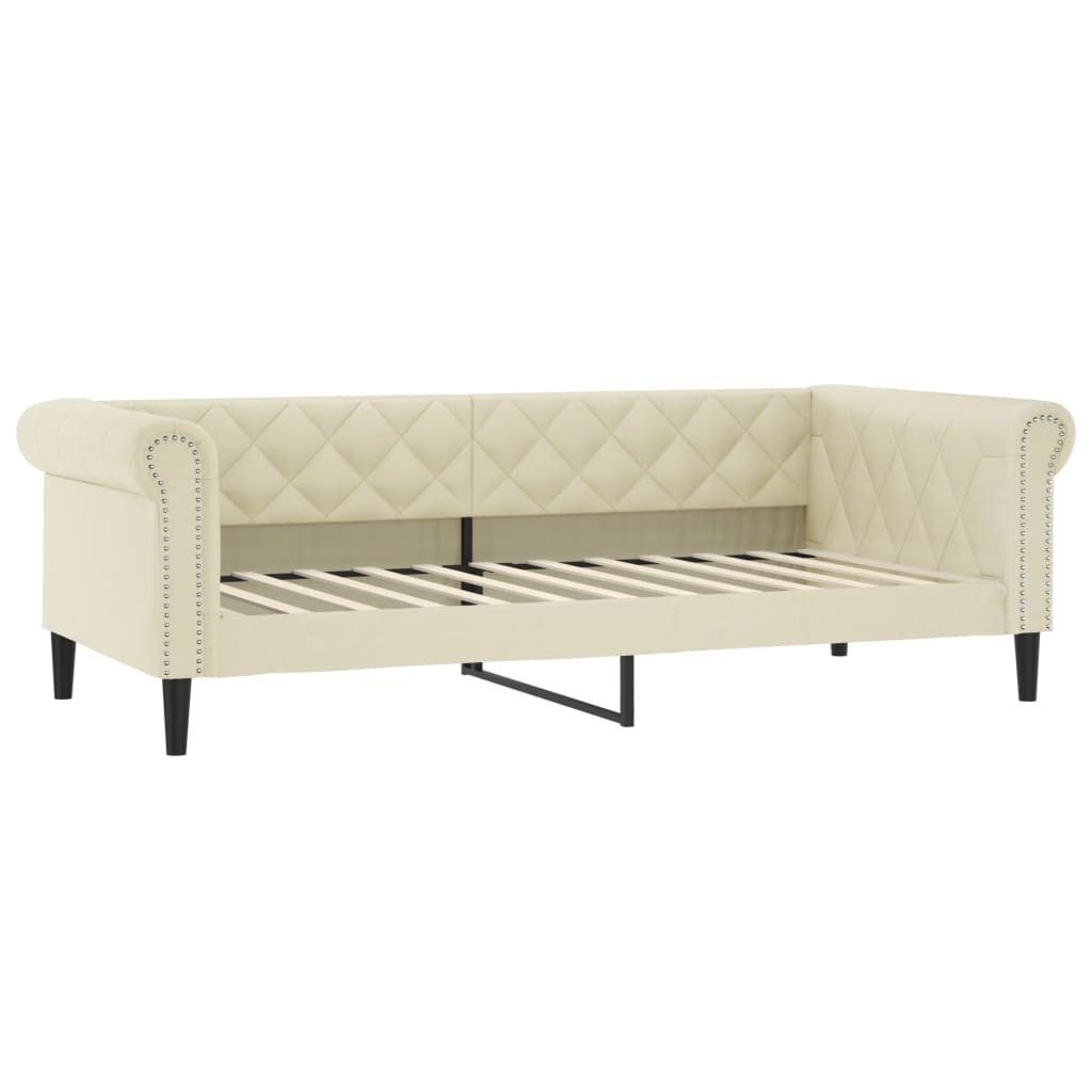 vidaXL Bett Tagesbett Creme 100x200 cm günstig online kaufen