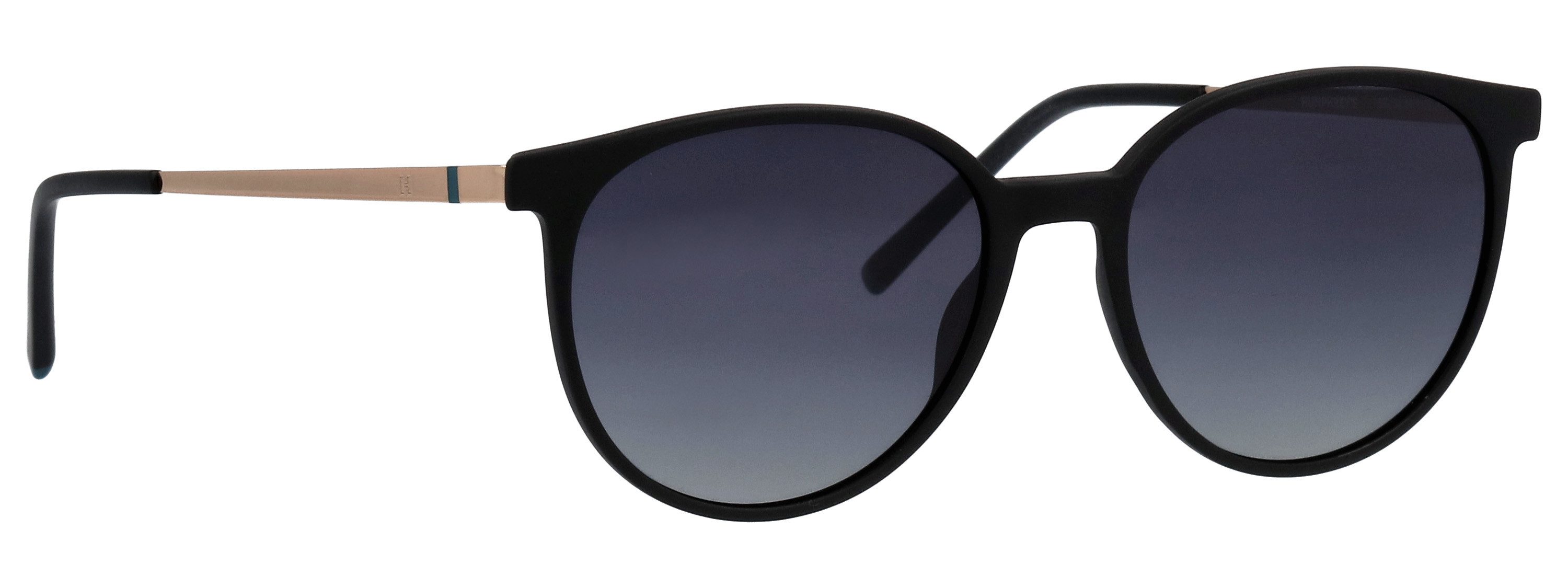 HUMPHREY´S eyewear Sonnenbrille Rund, Vollrand, Verlaufstönung, Schildpatt-Optik, goldfarbene Bügel – Bild 3 von 5