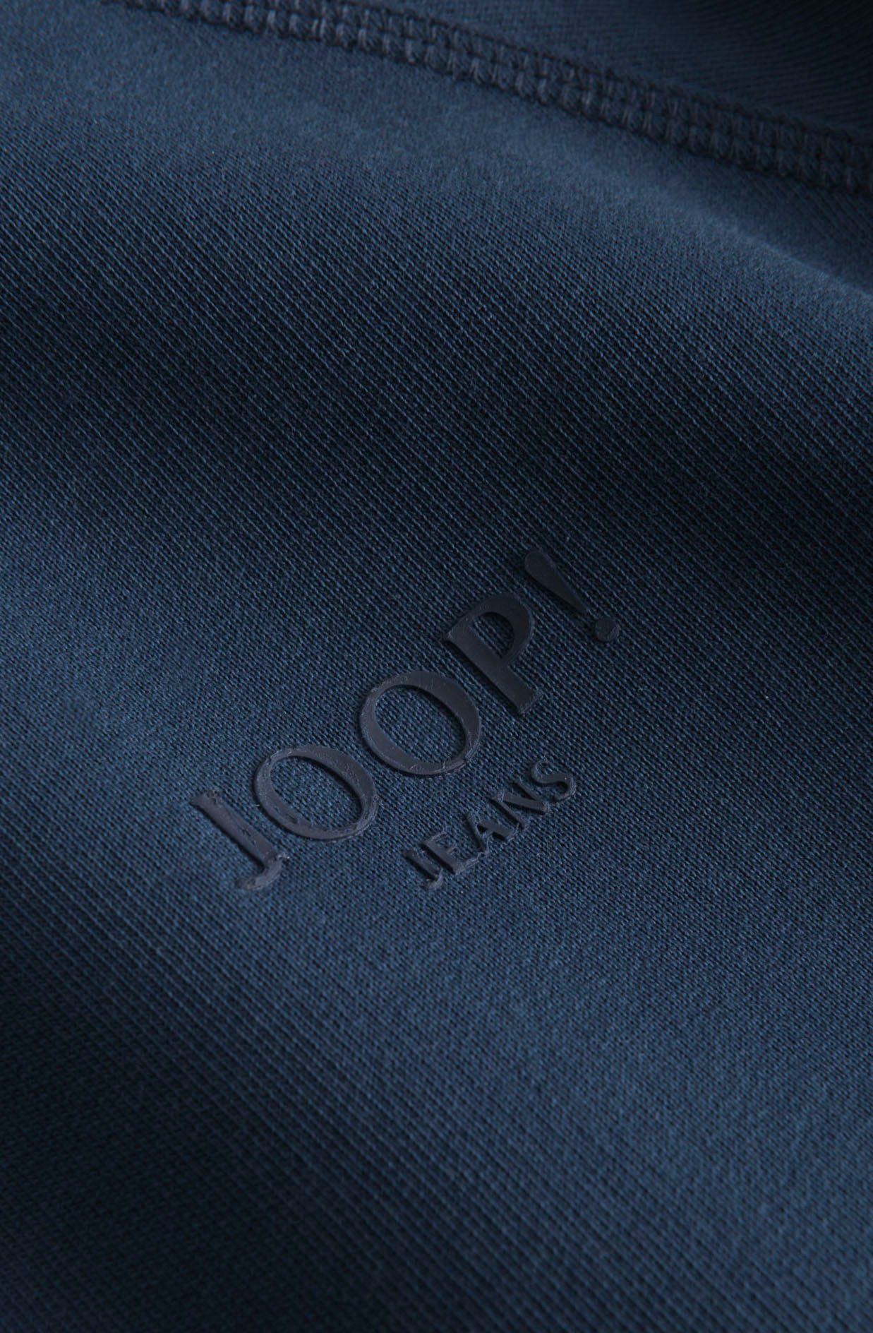 Joop Jeans Sweatshirt Stefano (1-tlg) mit Overlocknähten dunkelblau