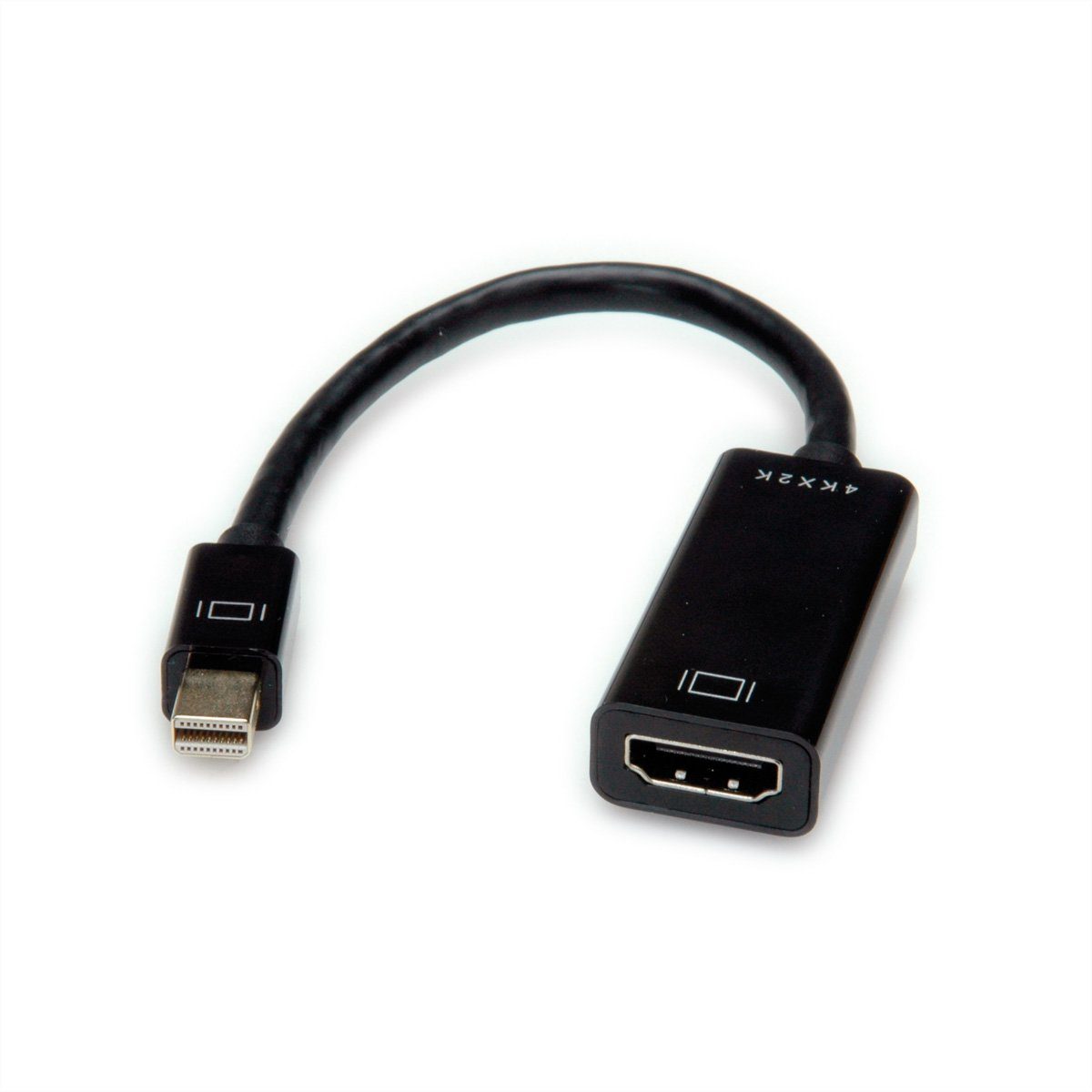 Mini DisplayPort-HDMI Adapter, v1.2, Mini DP ST - HDMI BU Audio- & Video-Adapter