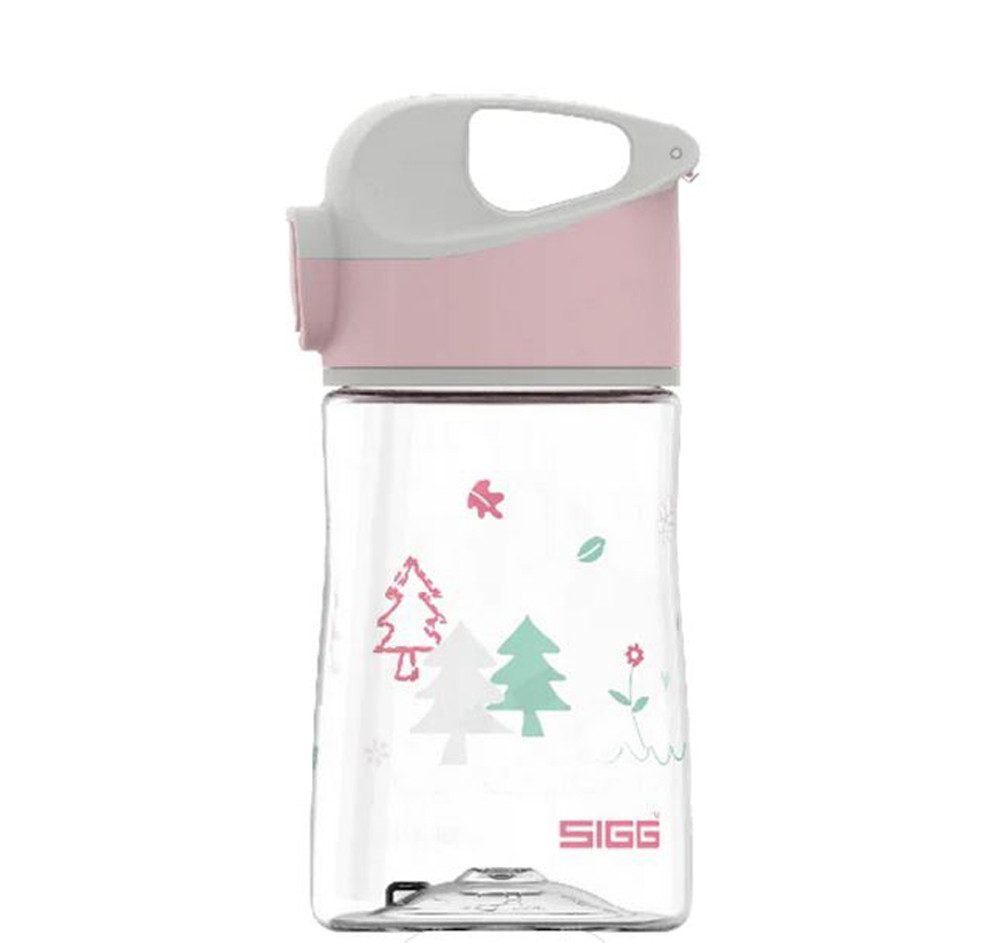 Sigg Trinkflasche robuste Kunststoff-Trinkflasche einen integrierten Strohhalm, SIGG Trinkflasche Miracle Kids 0.35 L