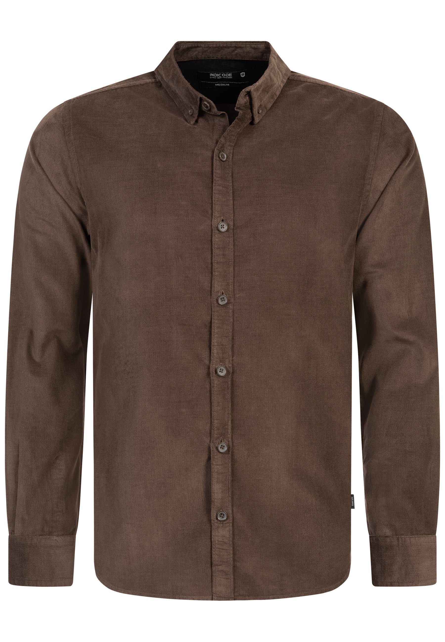 Indicode Langarmhemd Herren Ryan Herrenhemd Langarm günstig online kaufen