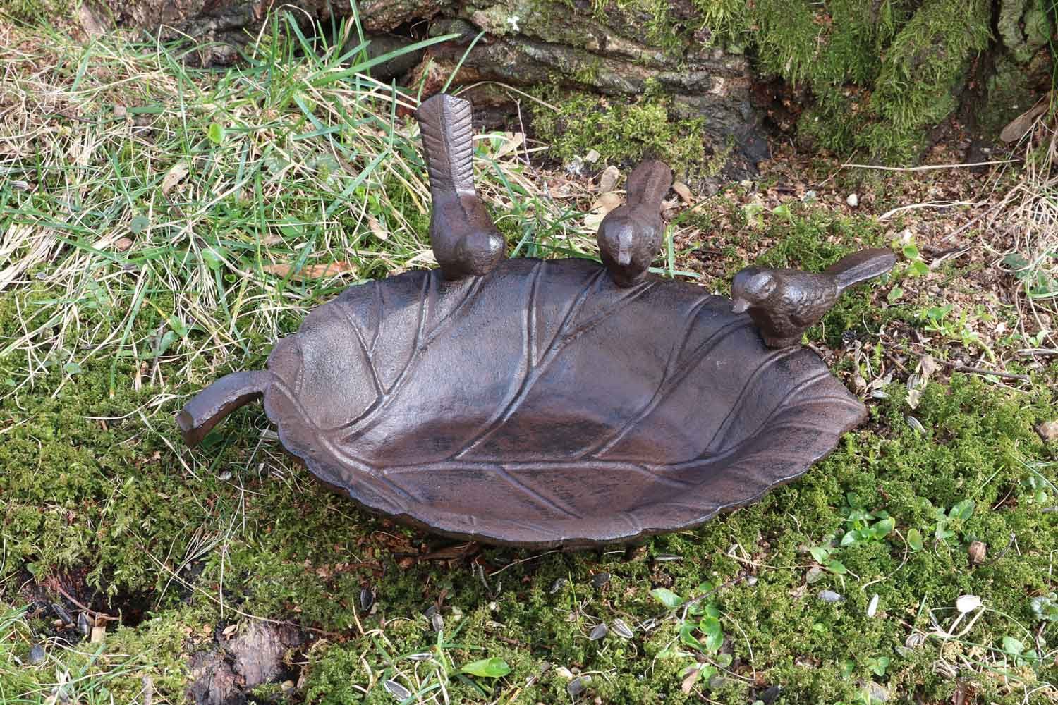 Aubaho Dekoobjekt Vogeltränke Vogelbad Garten Vogelbecken günstig online kaufen