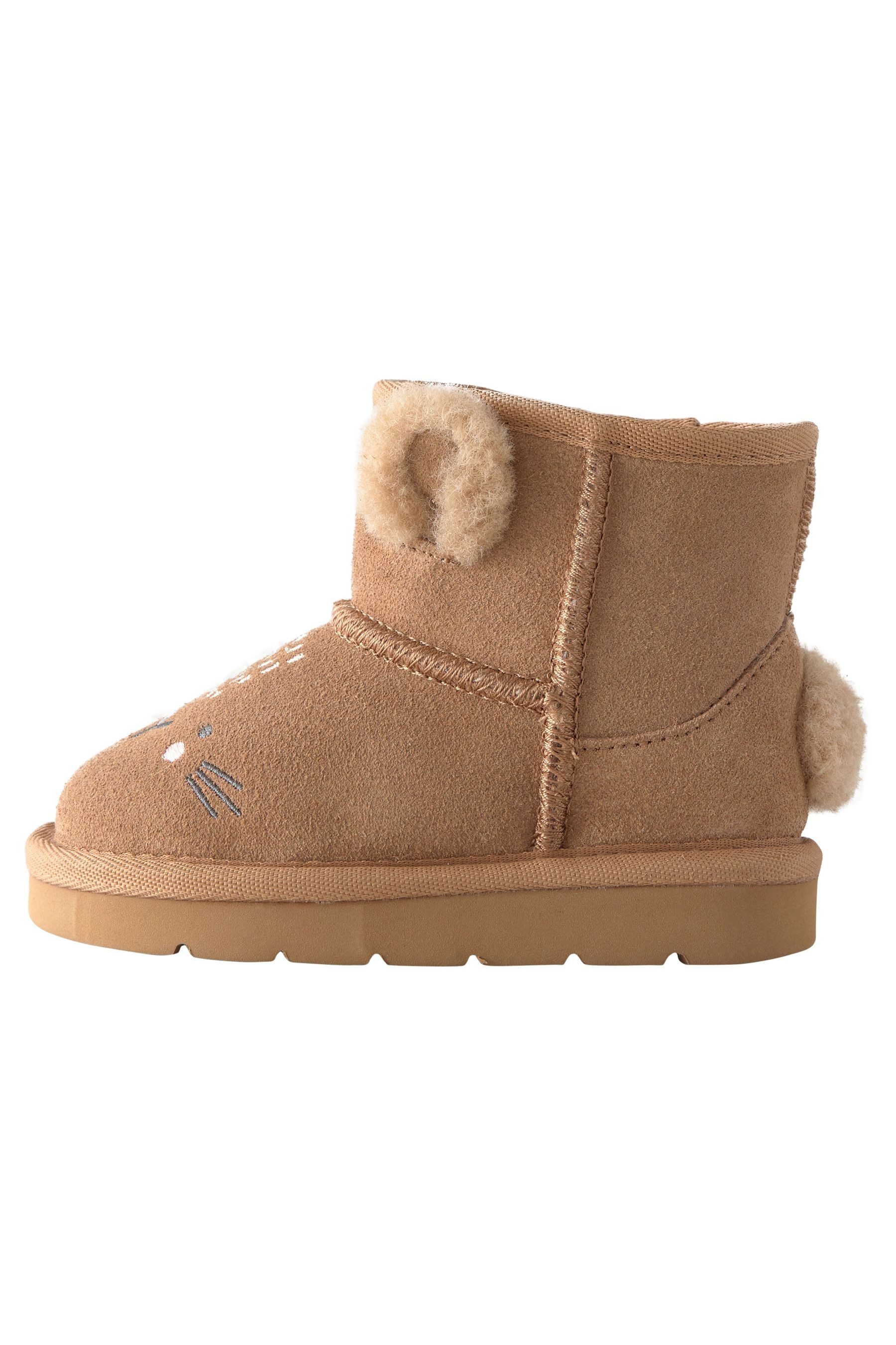 Next Wasserabweisende Schlupfstiefel aus Veloursleder Schlupfstiefel (1-tlg)