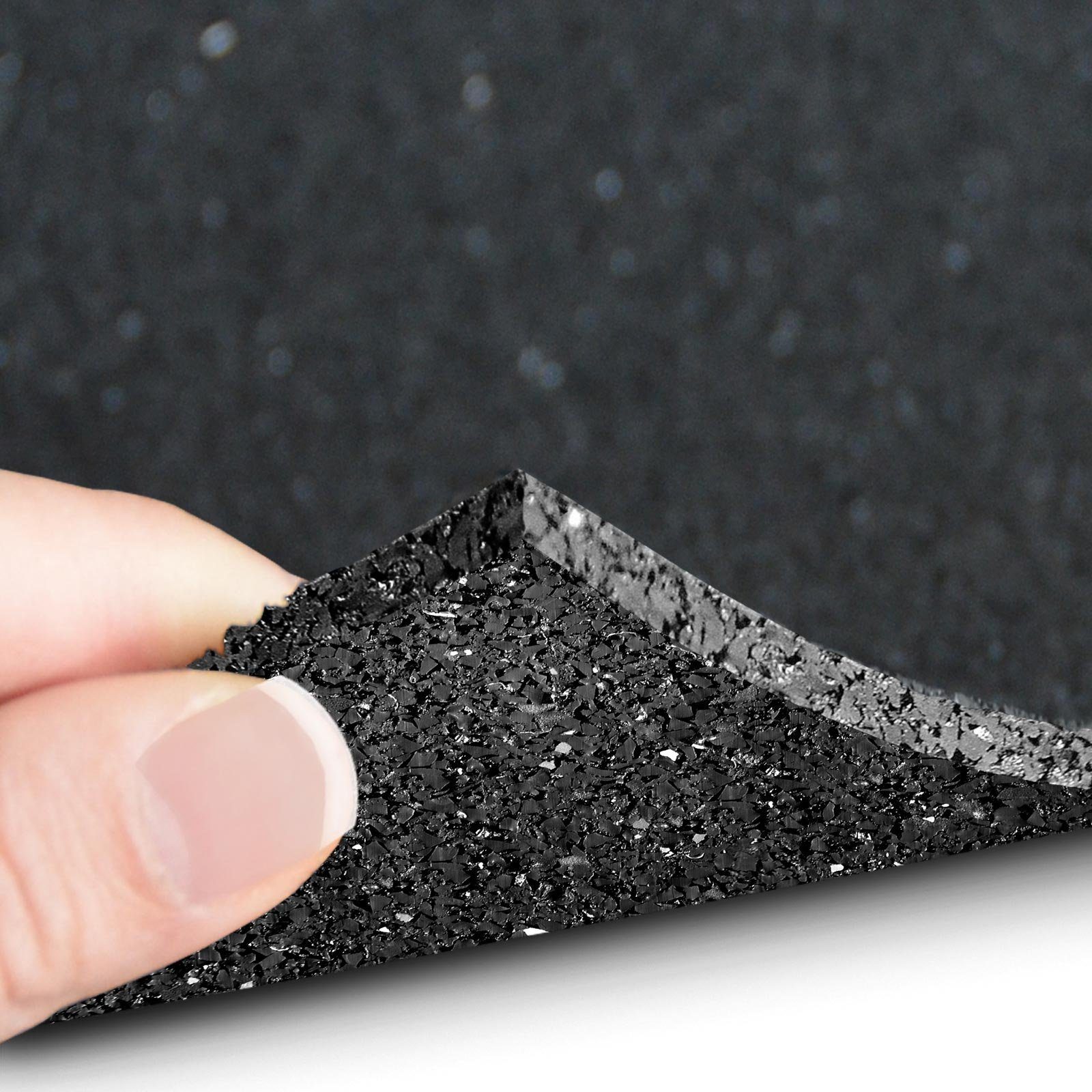 Karat Gummimatte Bautenschutzmatte, Erhältlich in 4 Stärken, schützende Trennschicht, elastisch & schwer, UV- und feuchtigkeitsbeständig, Hochbelastbar