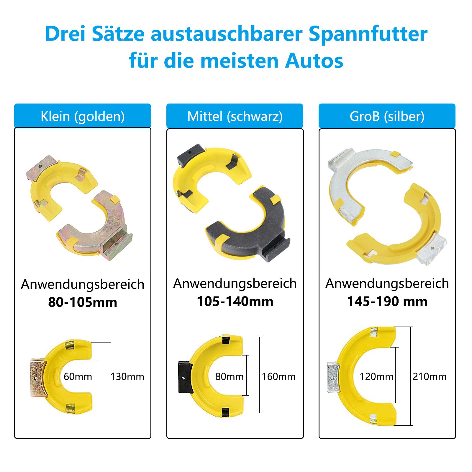 FIVMEN Montagewerkzeug Federbeinsystem Federspanner Federbeine Tieferlegung, Tieferlegung Fahrwerk Werkzeug Spanner, Blau