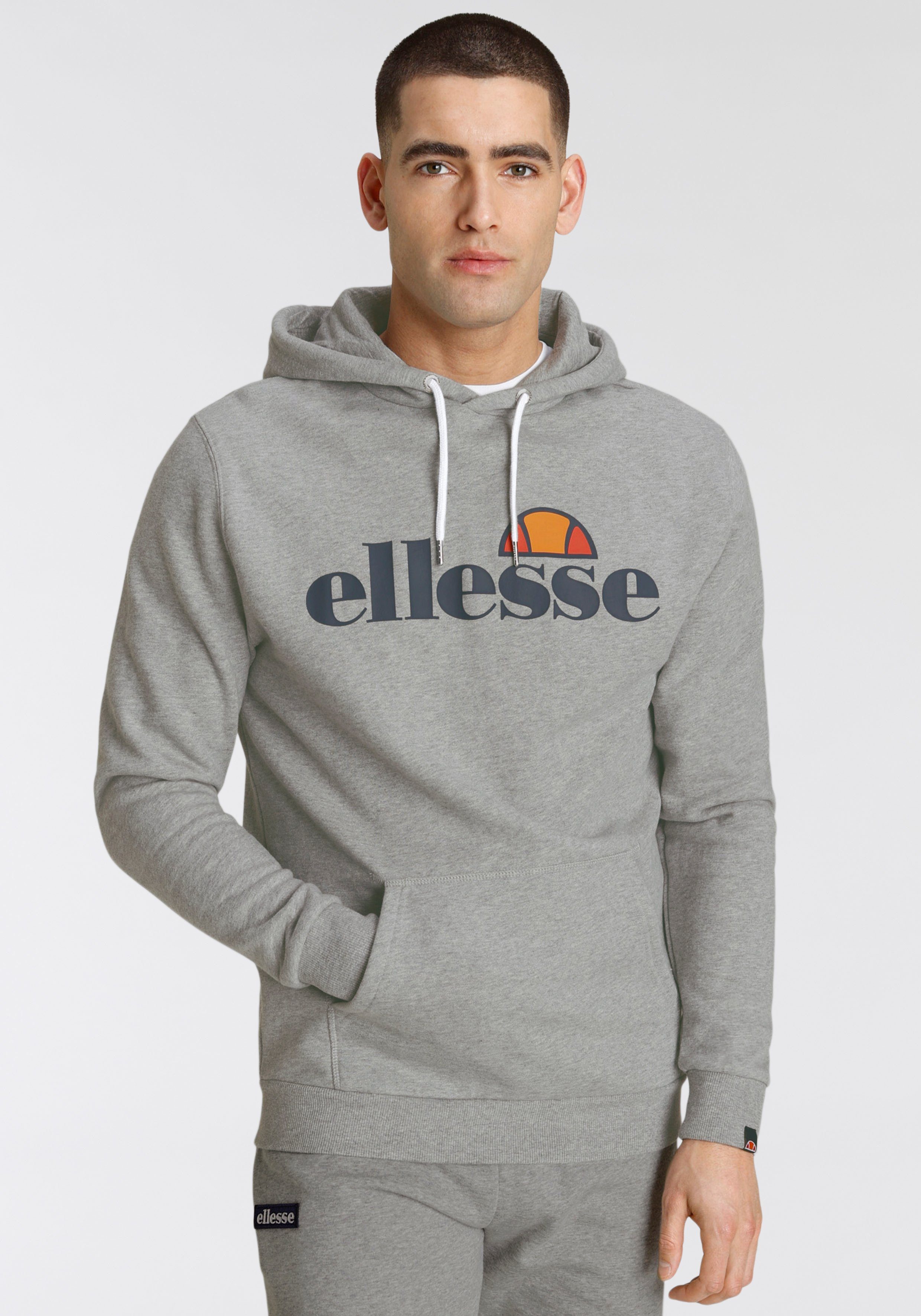 Grey SL OH Kapuzensweatshirt HOODY GOTTERO Marl Ellesse