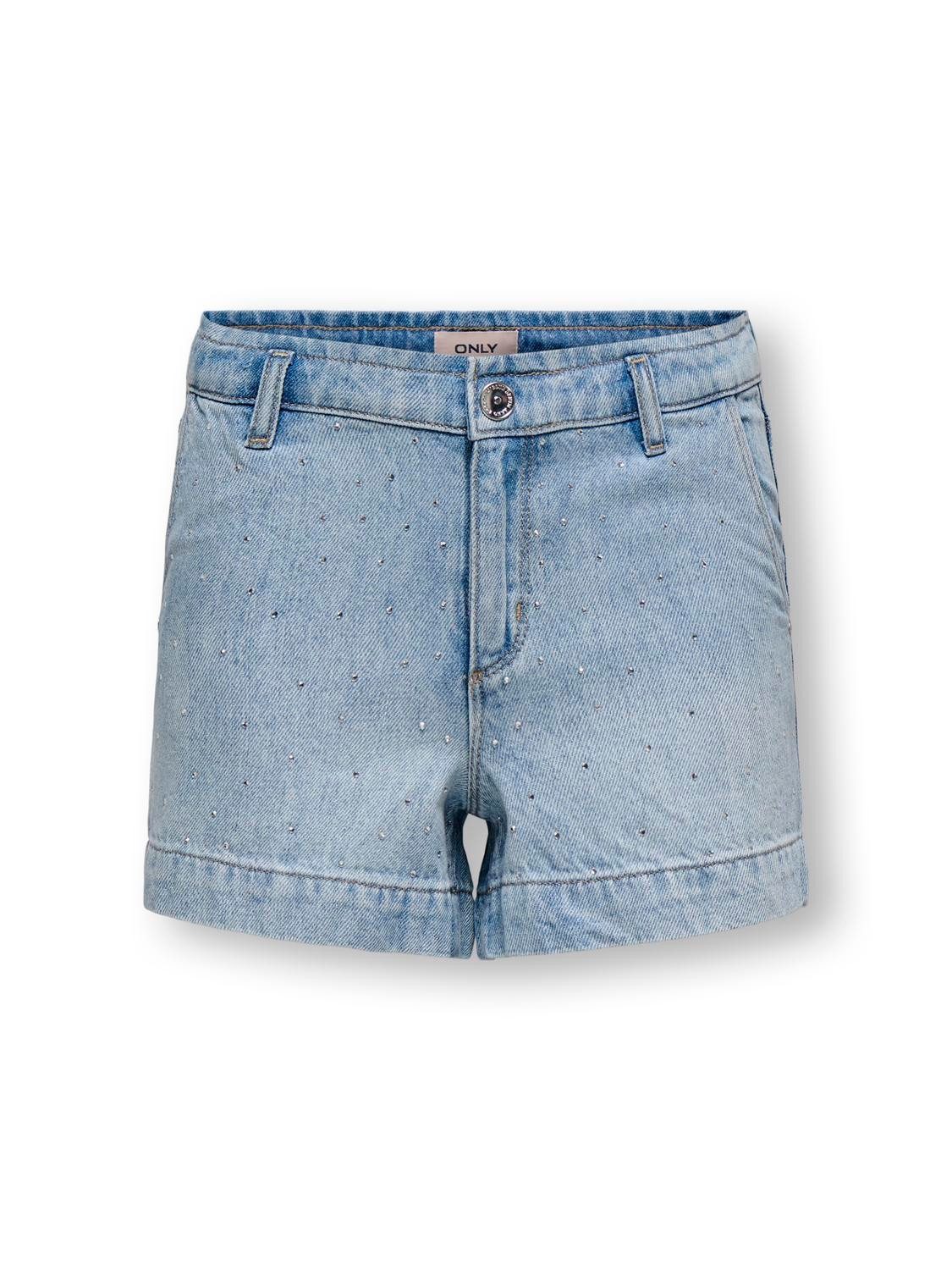 Jeansshorts KOGCOMET WIDE RHINESTONE SHORTS DNM
