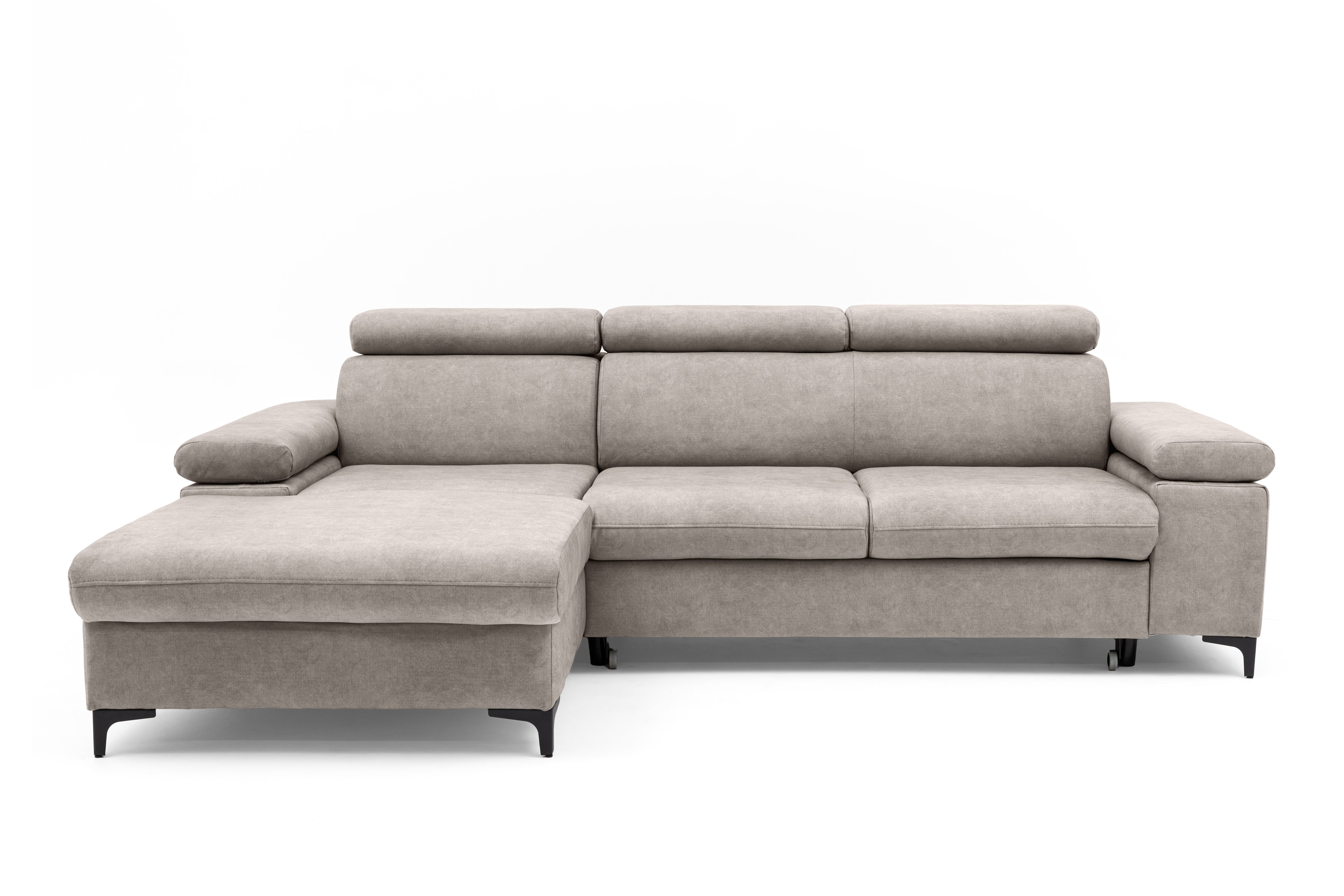 NEXT COLLECTION Ecksofa Ecke mit verstellbaren Kopfteilen MAVIC, Verstellba günstig online kaufen