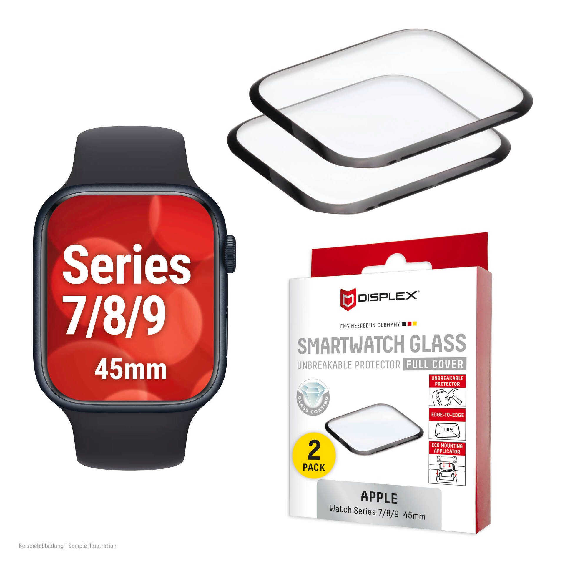Displex Displayschutzglas Smartwatch Glass
