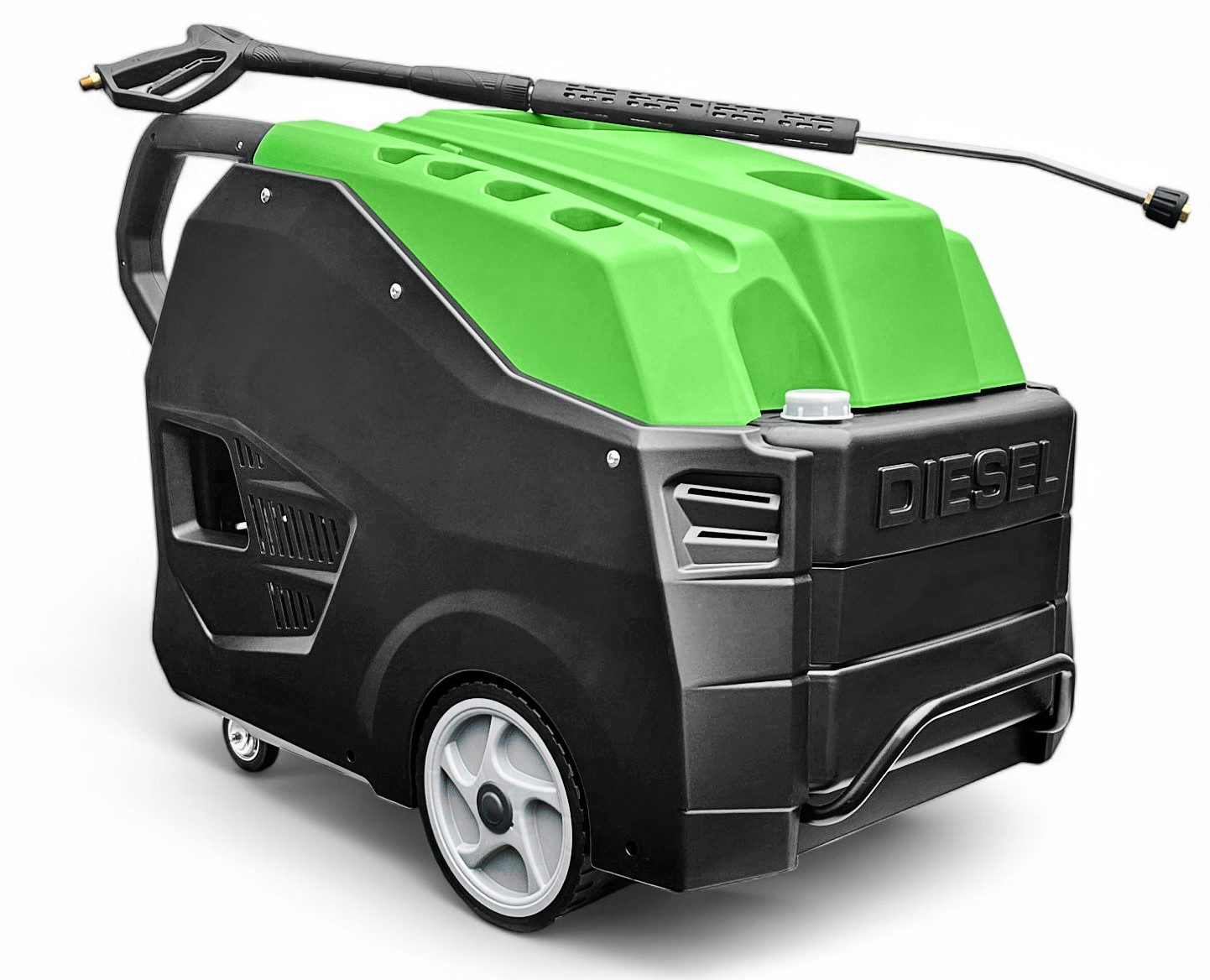 DeTec. Минимойки Heißwasser 210Bar, Dampfstahler 400V, 140°C Flächenreiniger 900 L/h, Druck max: 210 bar, Fördermenge max: 900 l/h, Starkstrom, Industrie Минимойки, LKW & Auto Reiniger