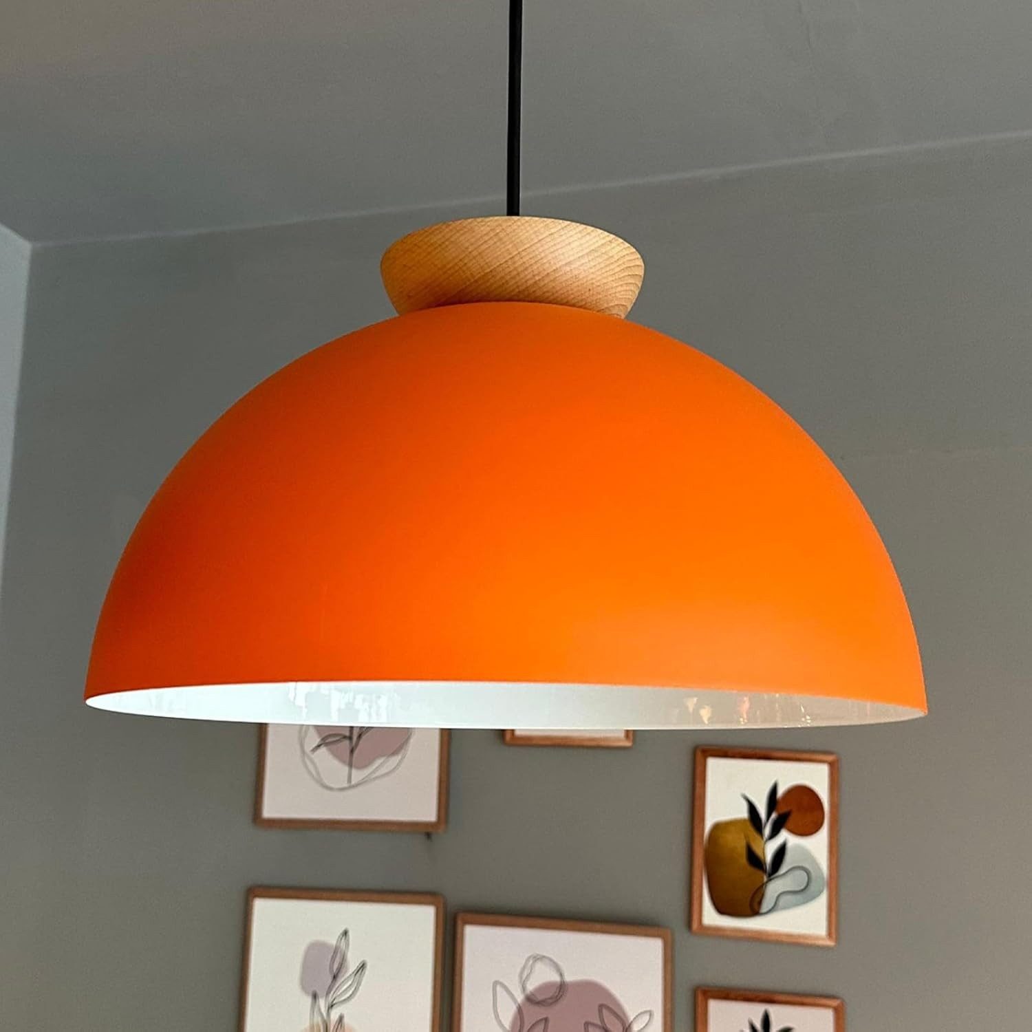 Bamyum Pendelleuchte Pendelleuchte Yimpi Hängelampe Industrial Ø30 cm, E27, Moderne Lampe, ohne Leuchtmittel
