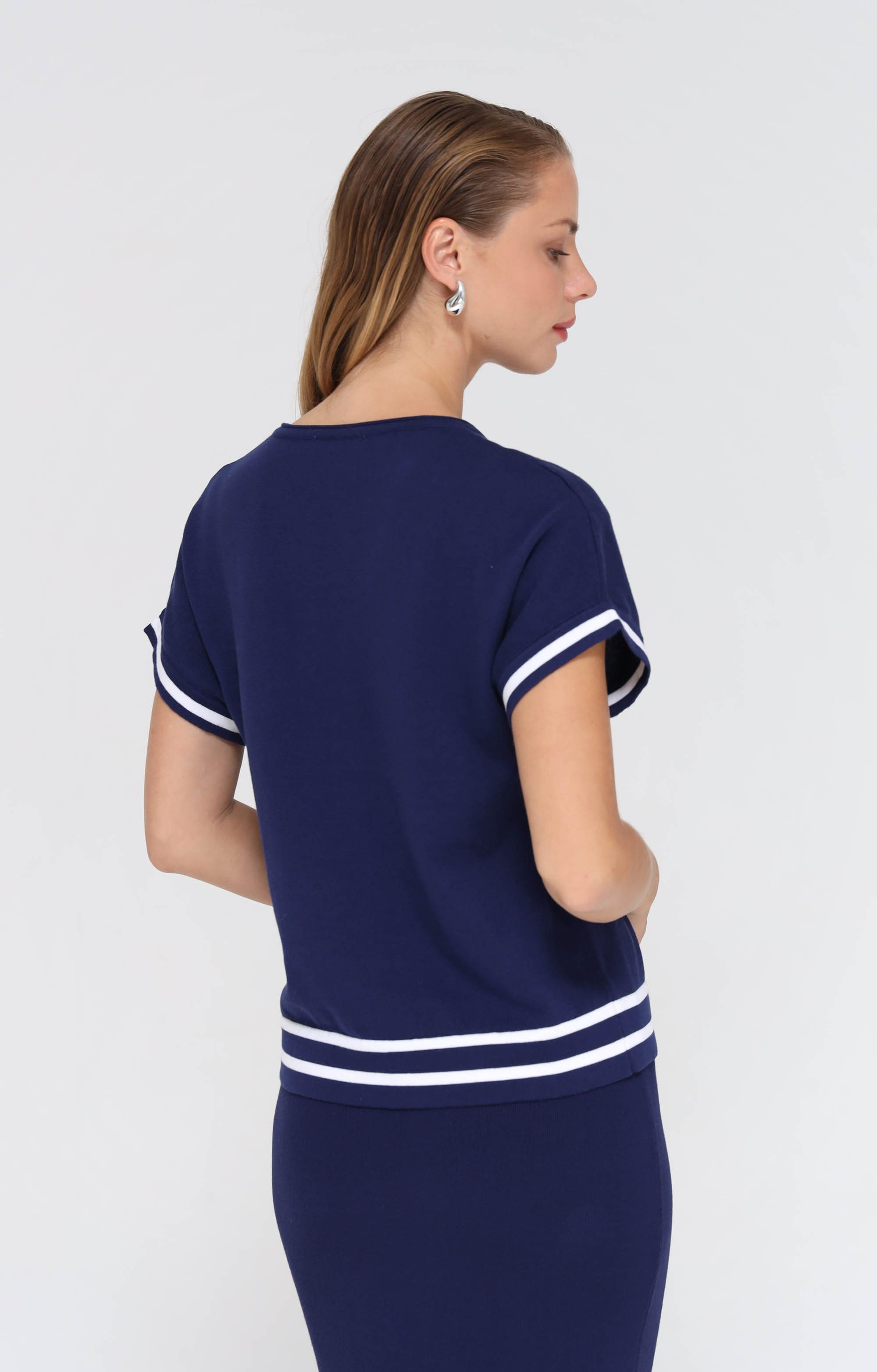 Passioni T-Shirt mit Segelboot-Motiv