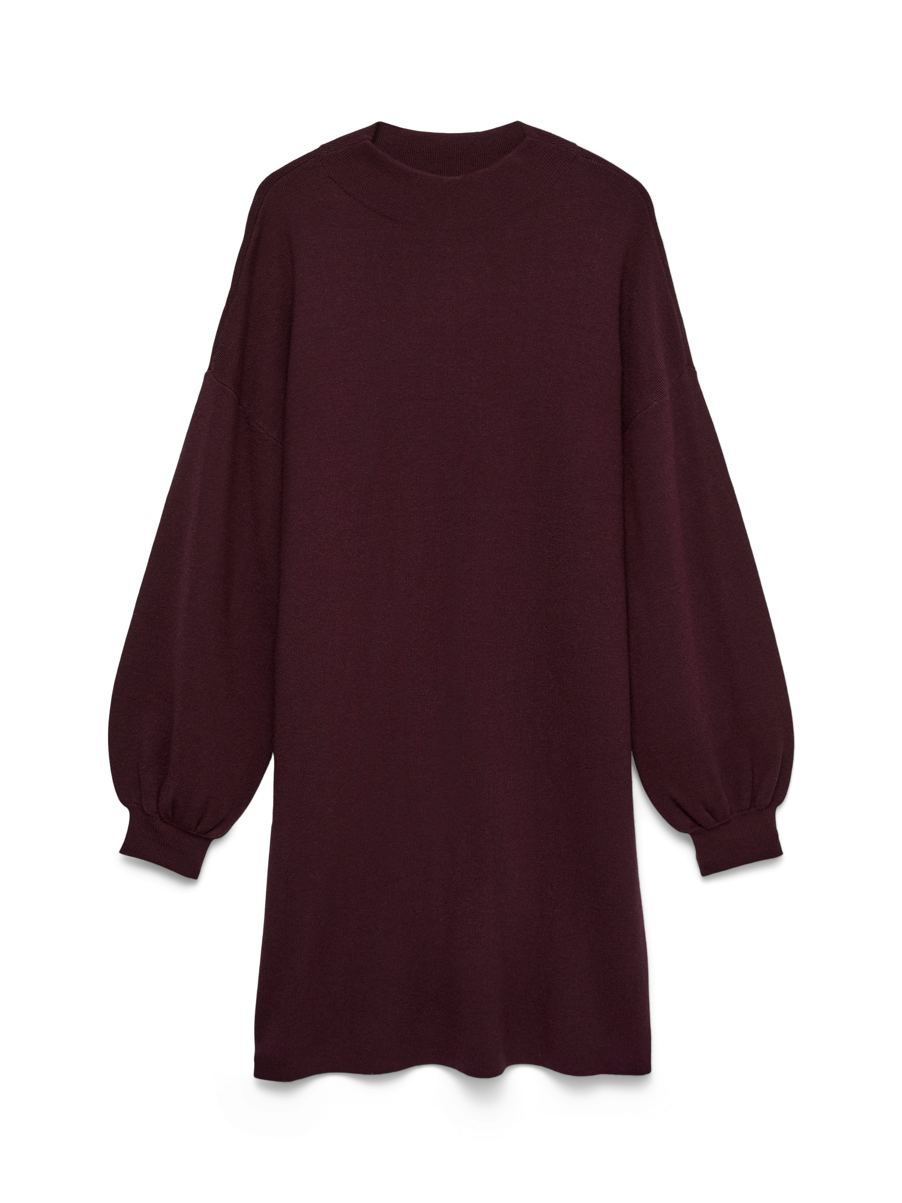 Vero Moda Strickkleid VMNANCY LS FUNNELNECK DRESS GA NOOS Viskosemischung, loose fit – Bild 4 von 5