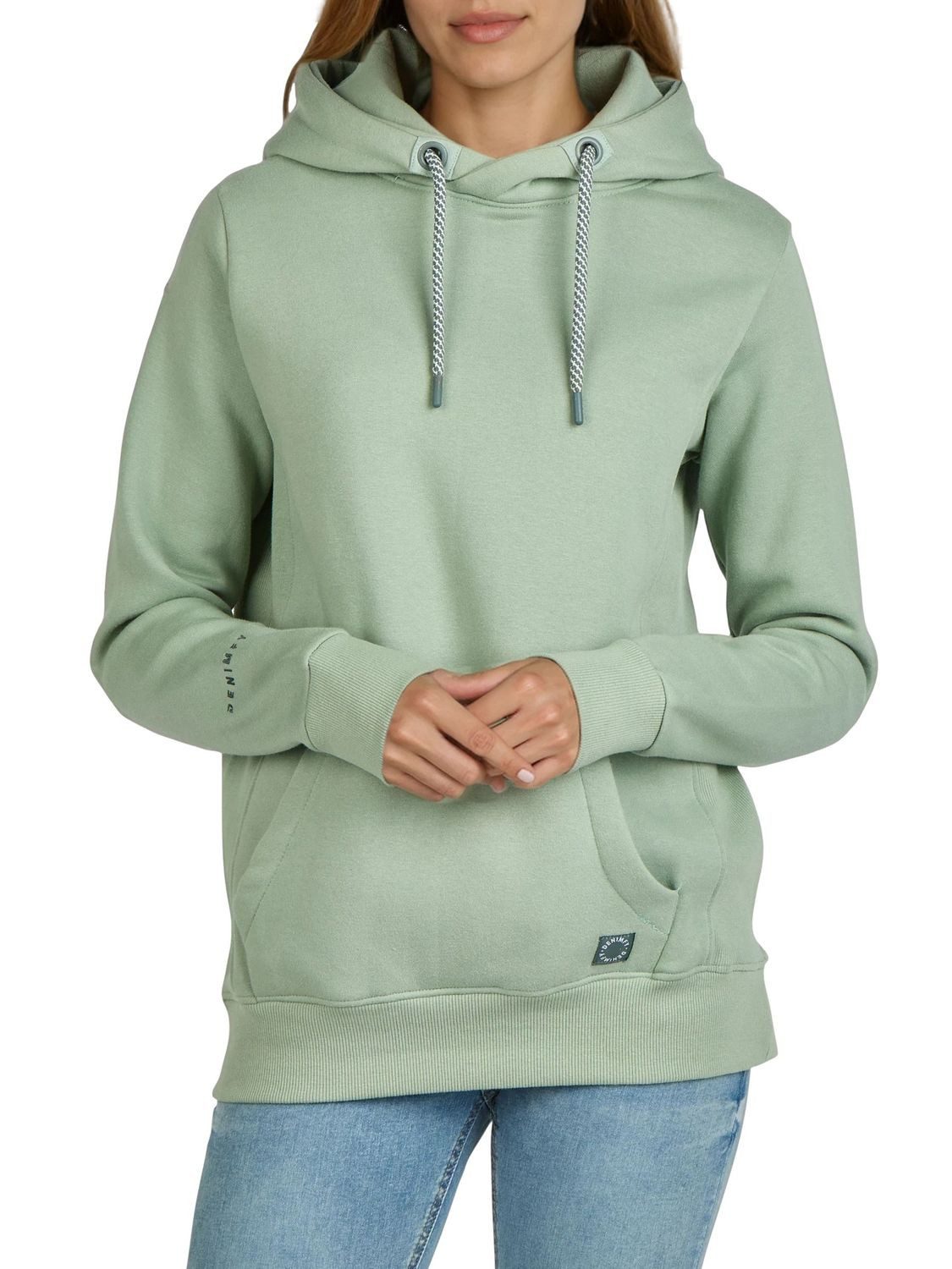 DENIMFY Kapuzenpullover Damen Hoodie DFEmma Regular Fit Longsleeve Sweatshirt mit Kängurutasche