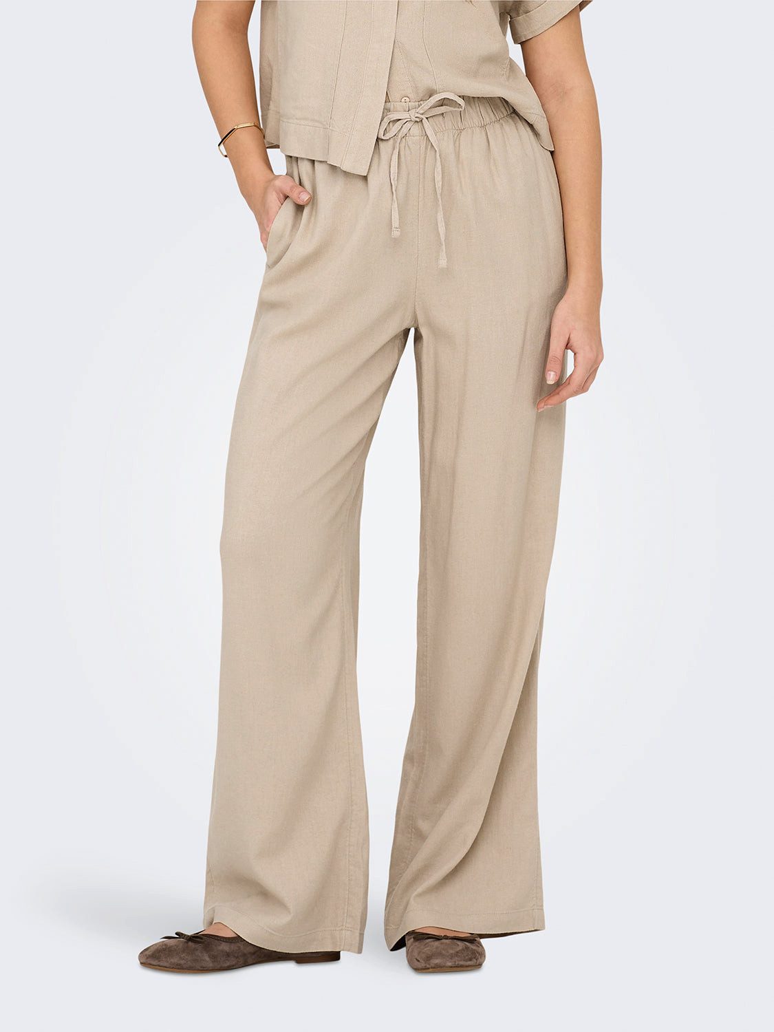 ONLY Leinenhose CARO (1-tlg) günstig online kaufen