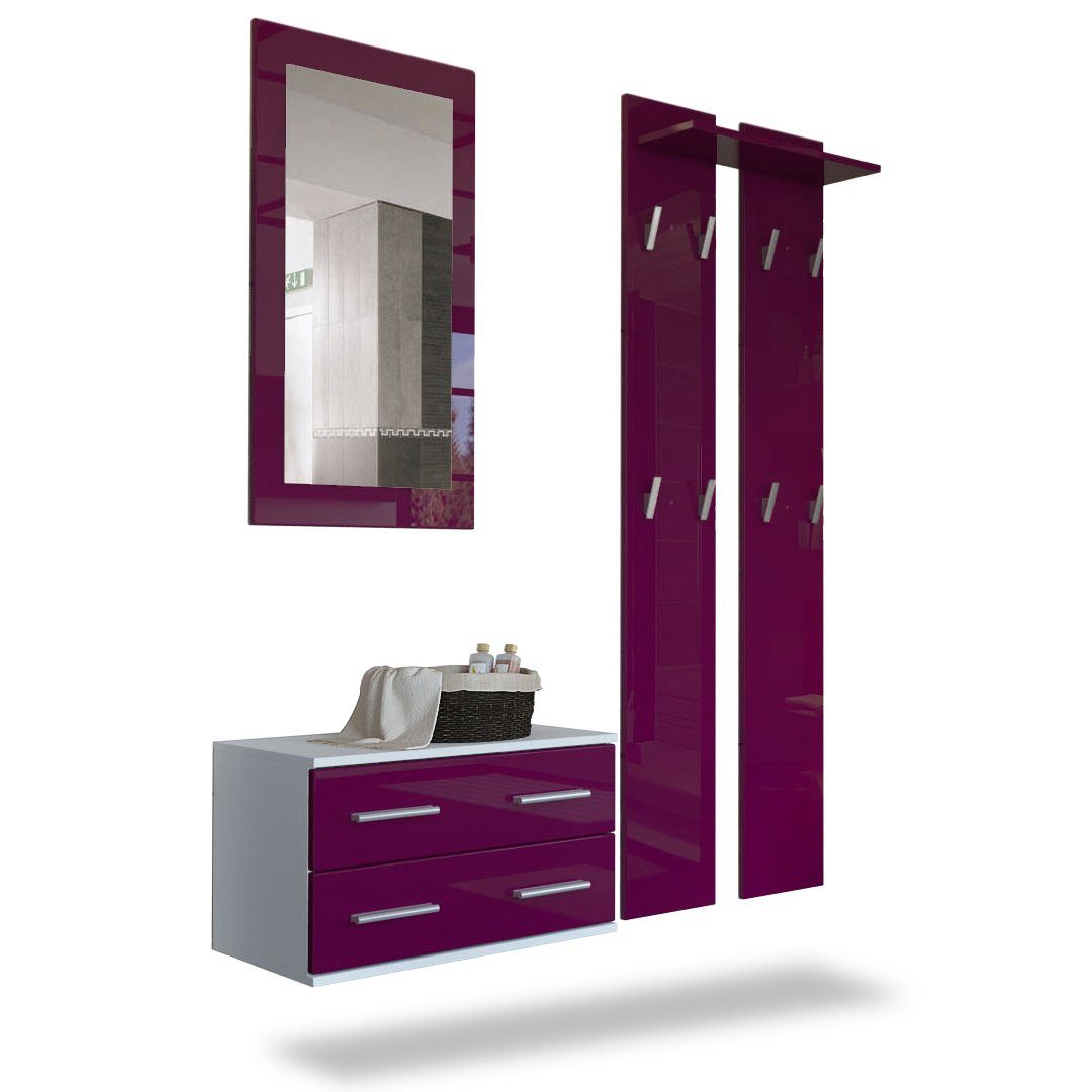 Vladon Garderoben-Set Kioto, (Garderobenset bestehend aus 1 Hängeschubkaste günstig online kaufen