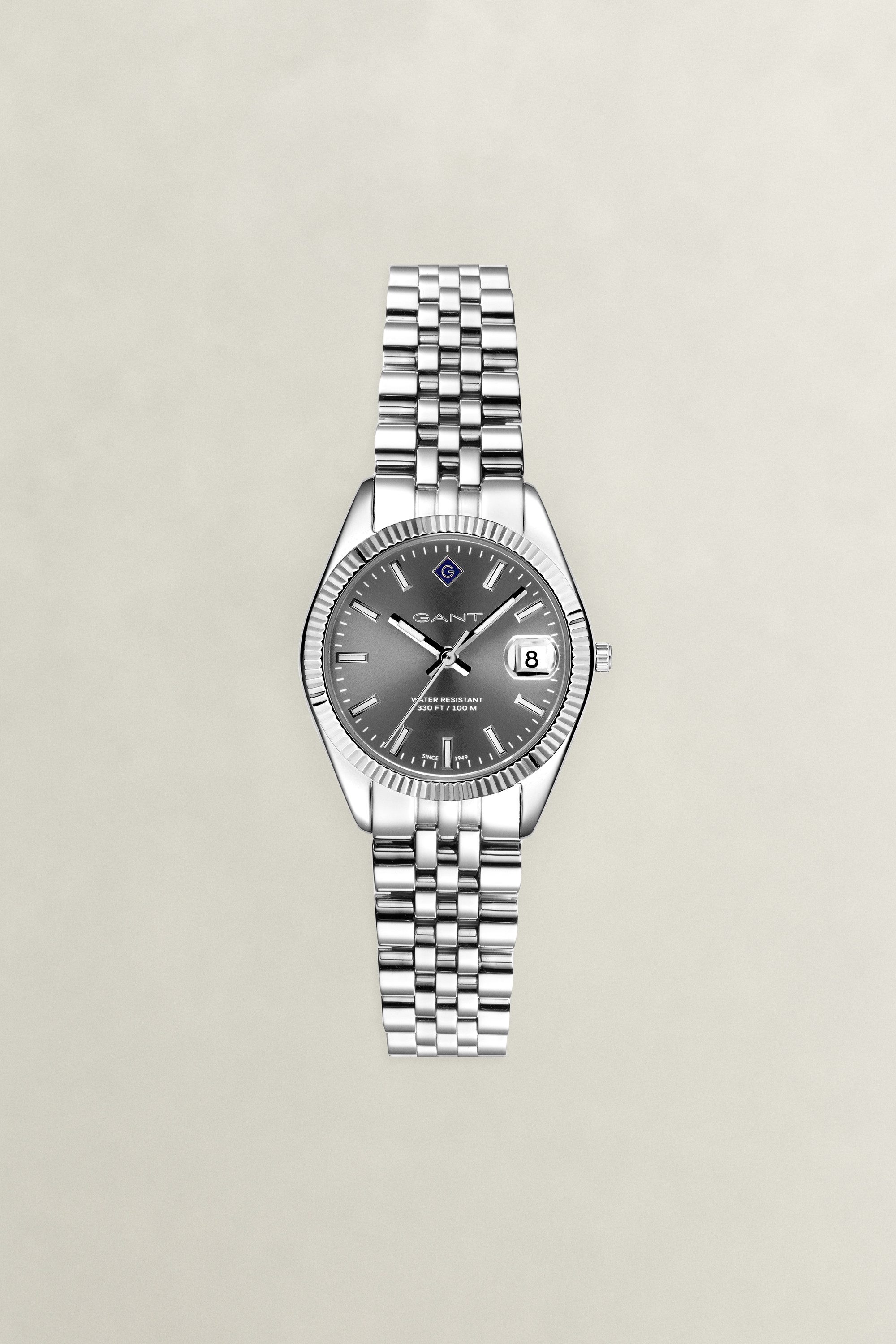 Gant Quarzuhr Sussex Mini G181023, Armbanduhr, Damenuhr, Edelstahlarmband, analog, Tag