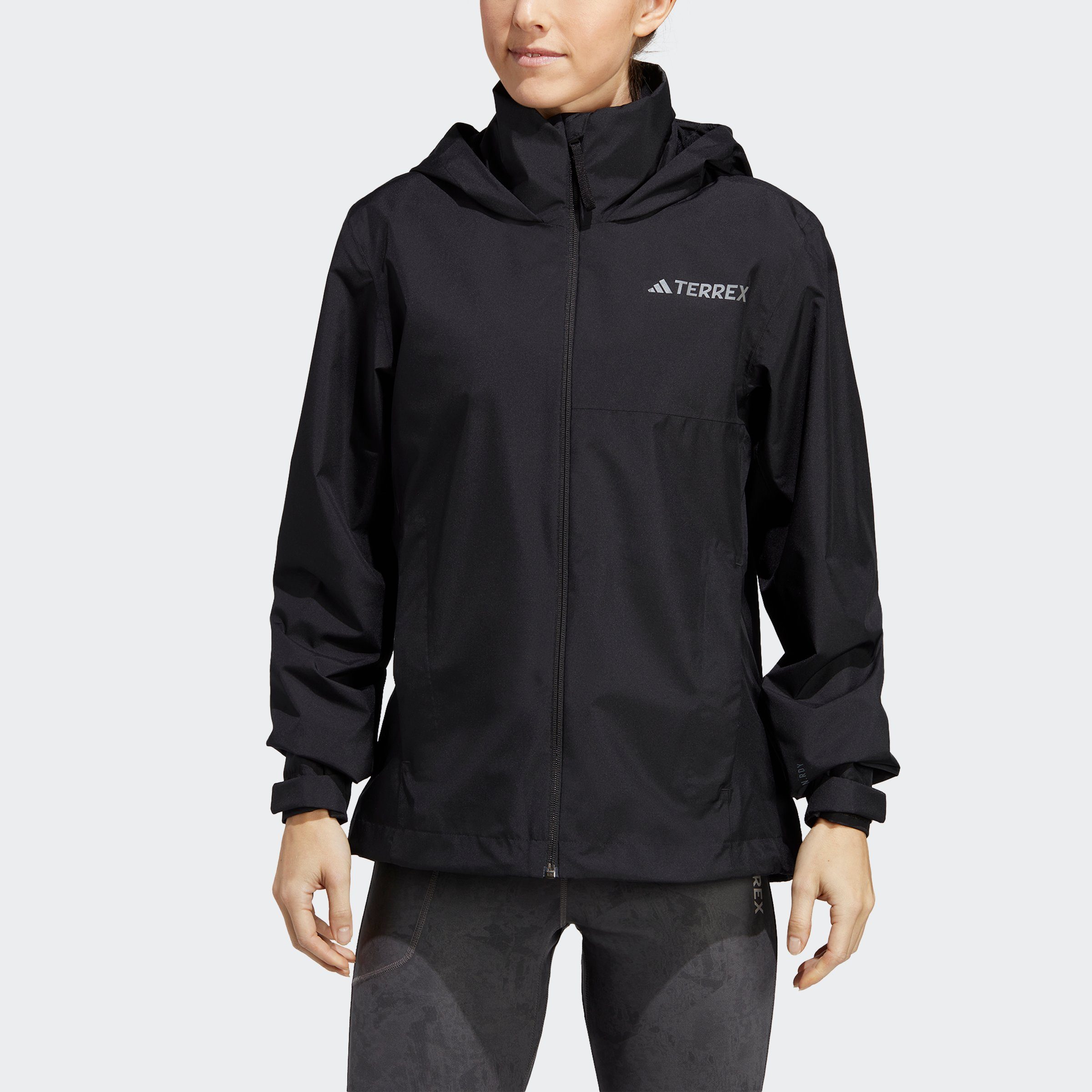 adidas RAIN.RDY REGENJACKE TERREX Black MULTI TERREX Outdoorjacke 2LAYER