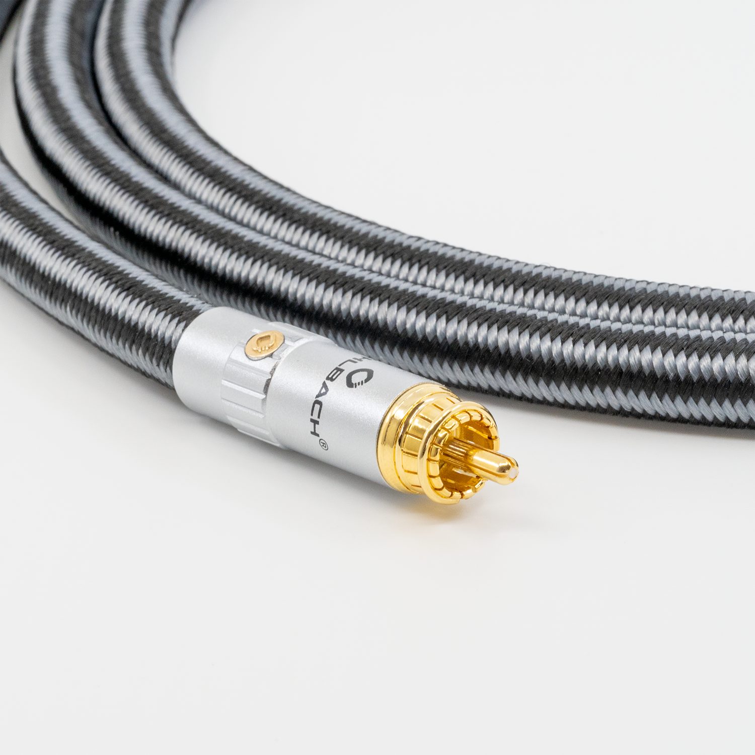 OEHLBACH Sub Xtreme Subwoofer Cinch-Kabel Audio-Kabel, Cinch, Cinch (220 cm), Nylonummantelung, Hochwertiges Kupfer