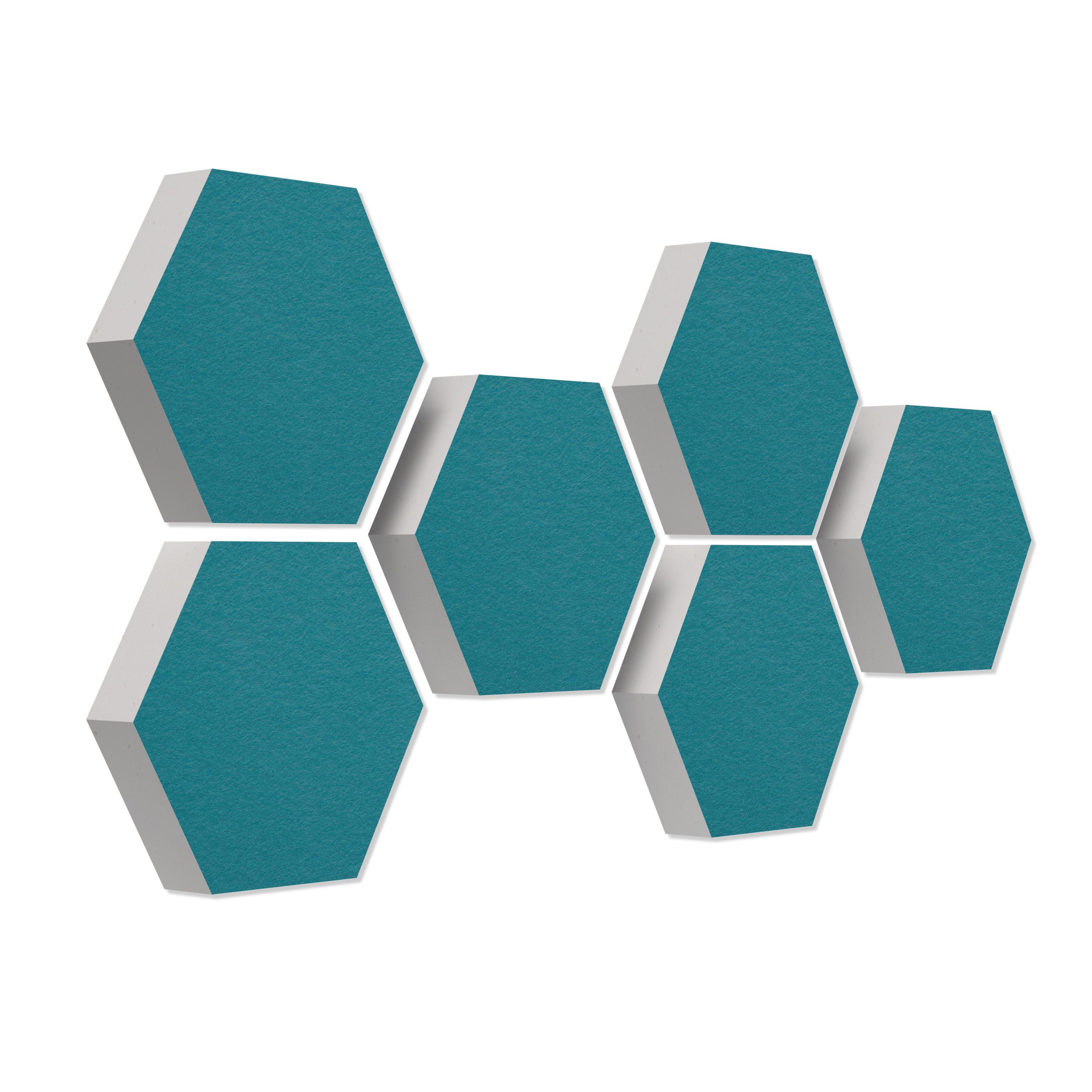 platino24 Akustikplatte 6 Absorber Wabenform Extra aus Basotect ® G+
