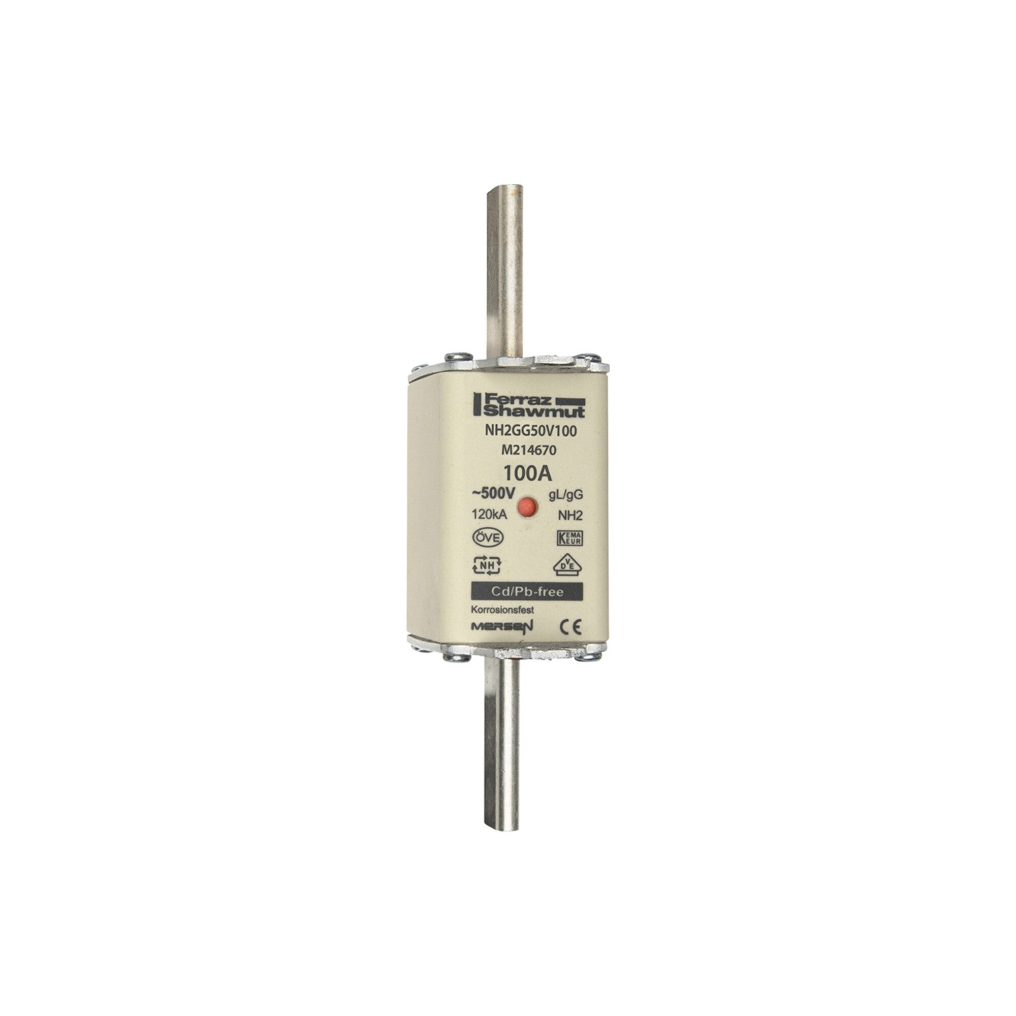 MERSEN Schalter Mersen NH-Sicherungseinsatz SF Gr.2 gG 100A/500V KM NH2GG50V100