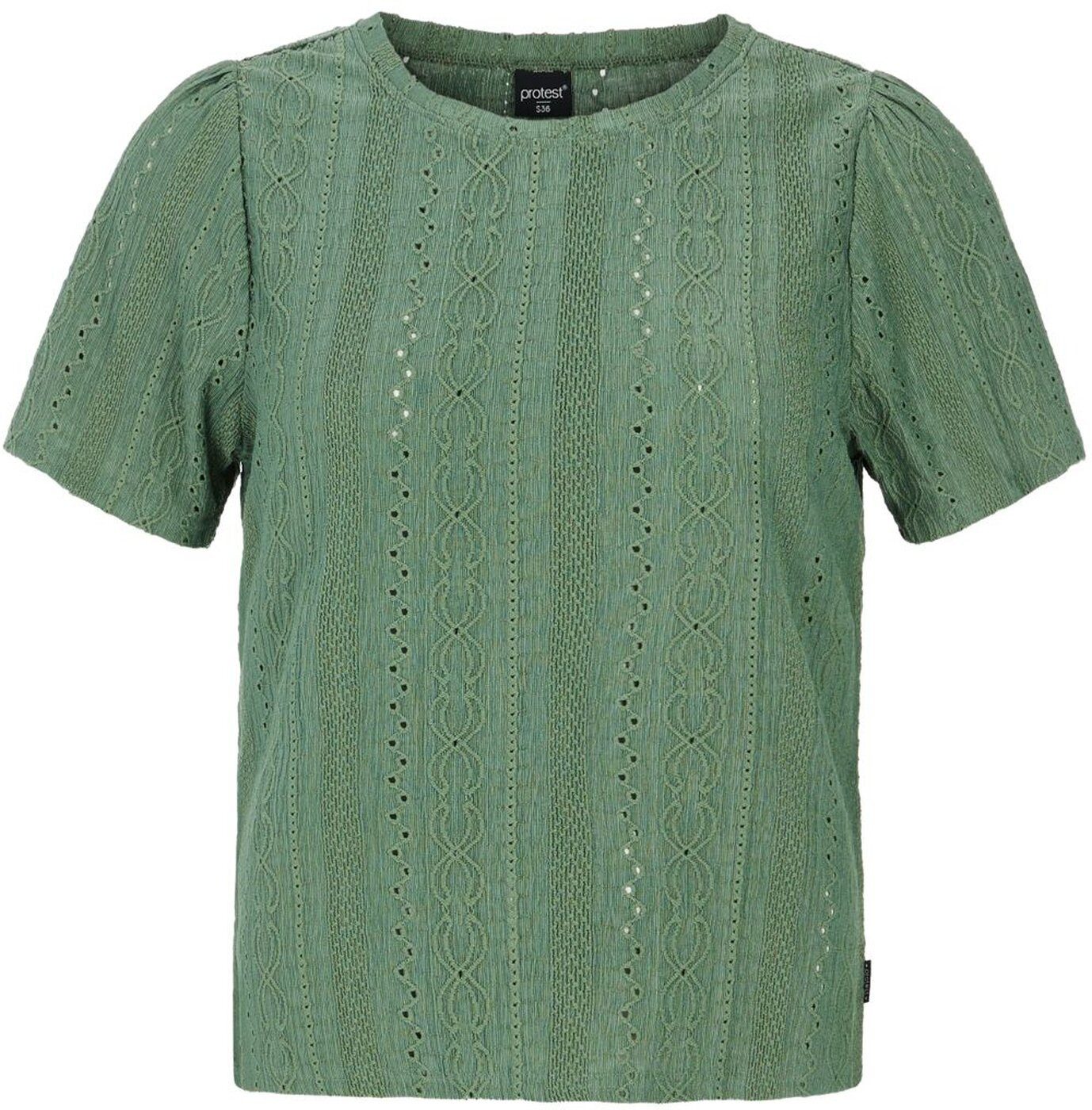 Protest Kurzarmshirt PRTFolio t-shirt VEGGIE GREEN
