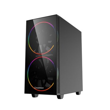 GAMEMAX Black Hole 7188 Gaming-PC (Intel® Core i7 13700F, RTX 4060, 16 GB RAM, 1000 GB SSD, Wasserkühlung, DDR5, Windows 11)