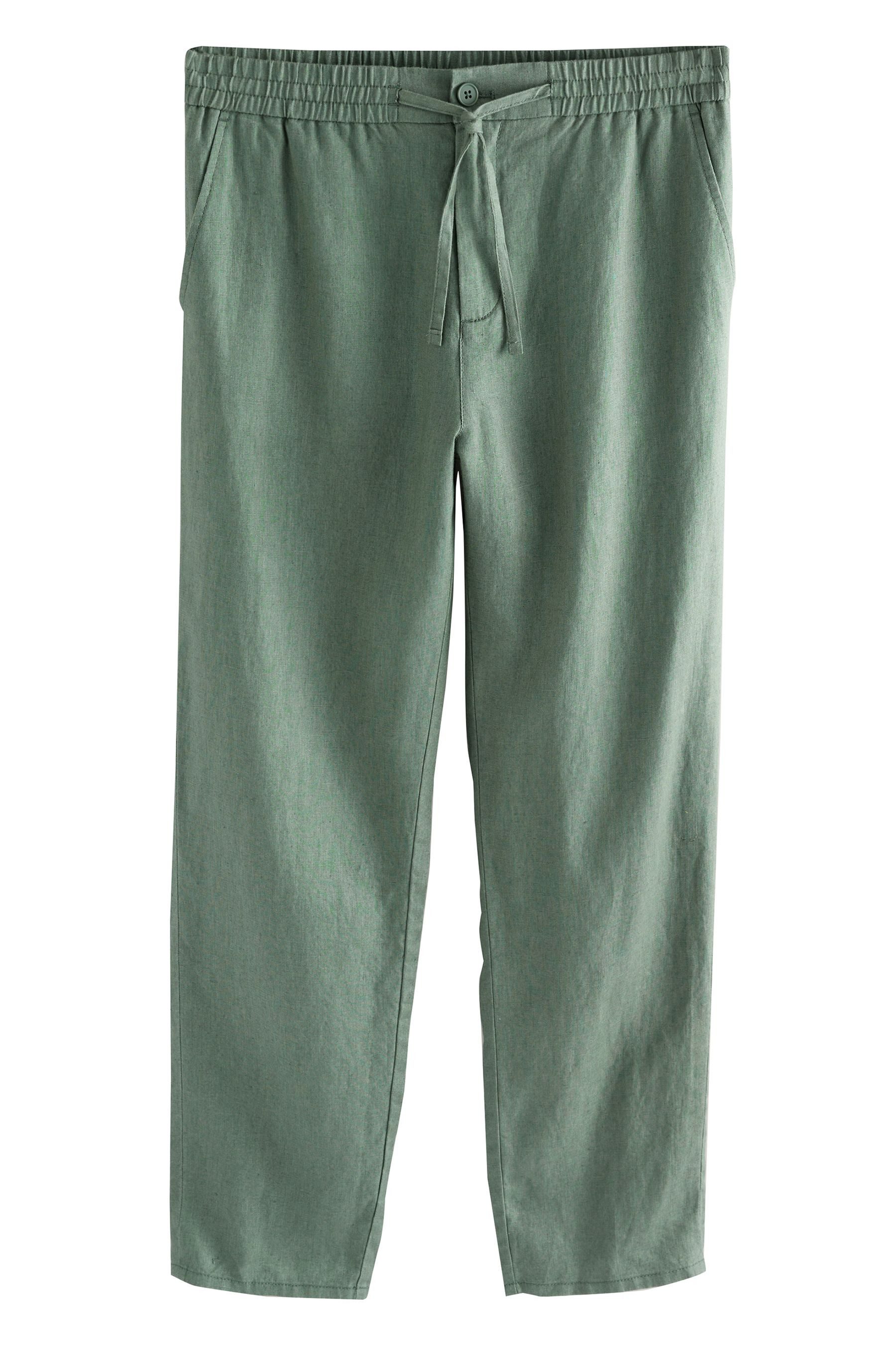 Next Leinenhose Signature Hose mit Gummibund günstig online kaufen