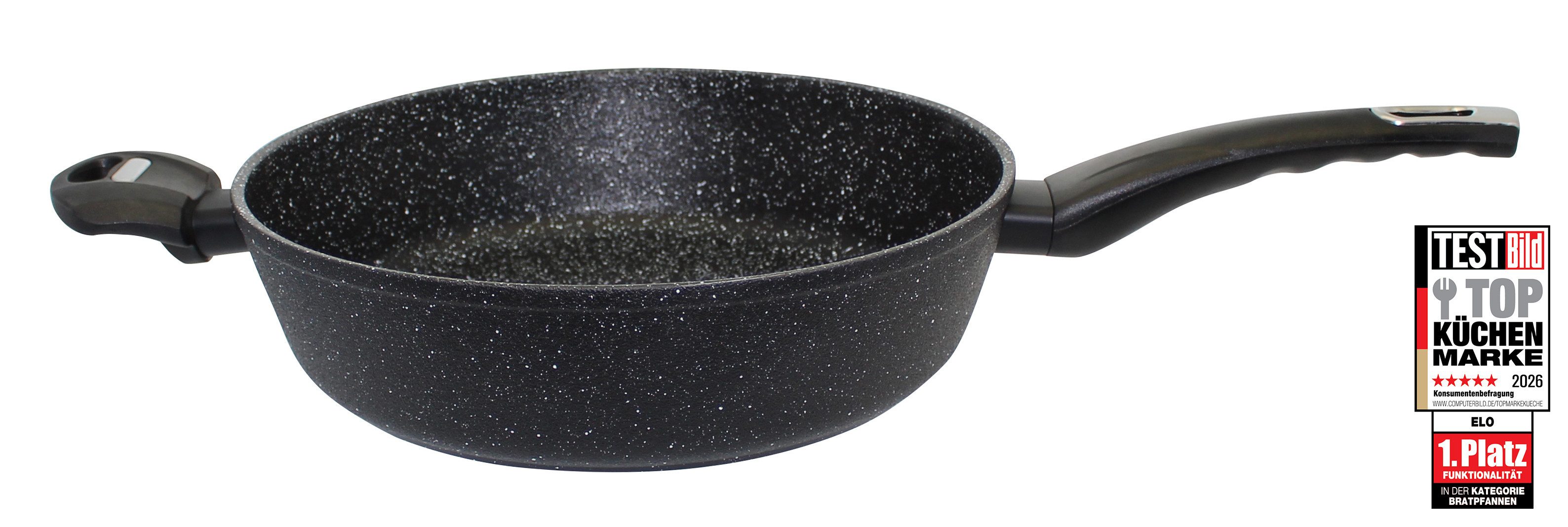 Elo Schmorpfanne Granit Evolution, Aluminium (1-tlg), Für alle Herdarten geeignet, inkl. Induktion