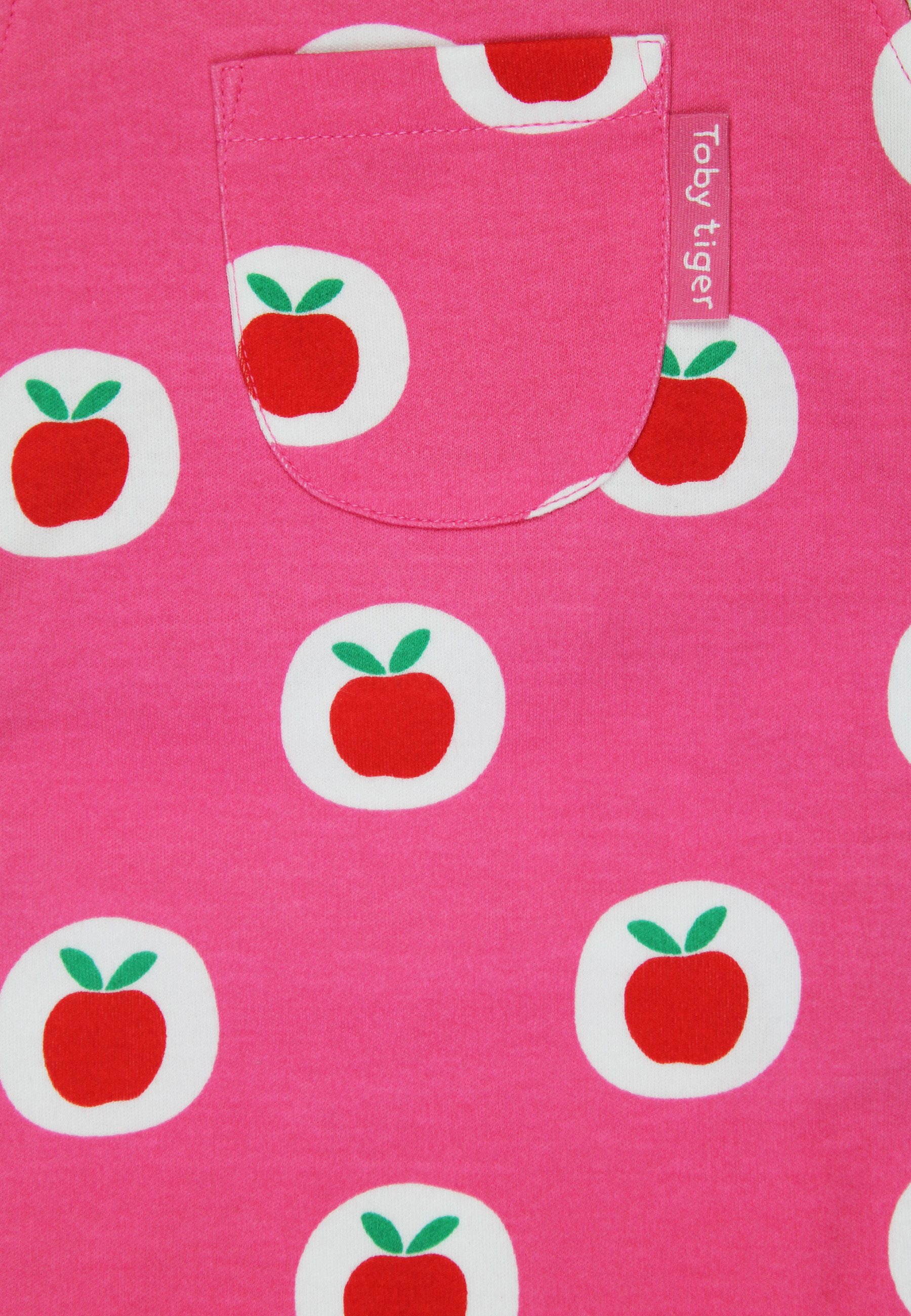 Toby Tiger Latzhose Latzhose mit Apfel Print