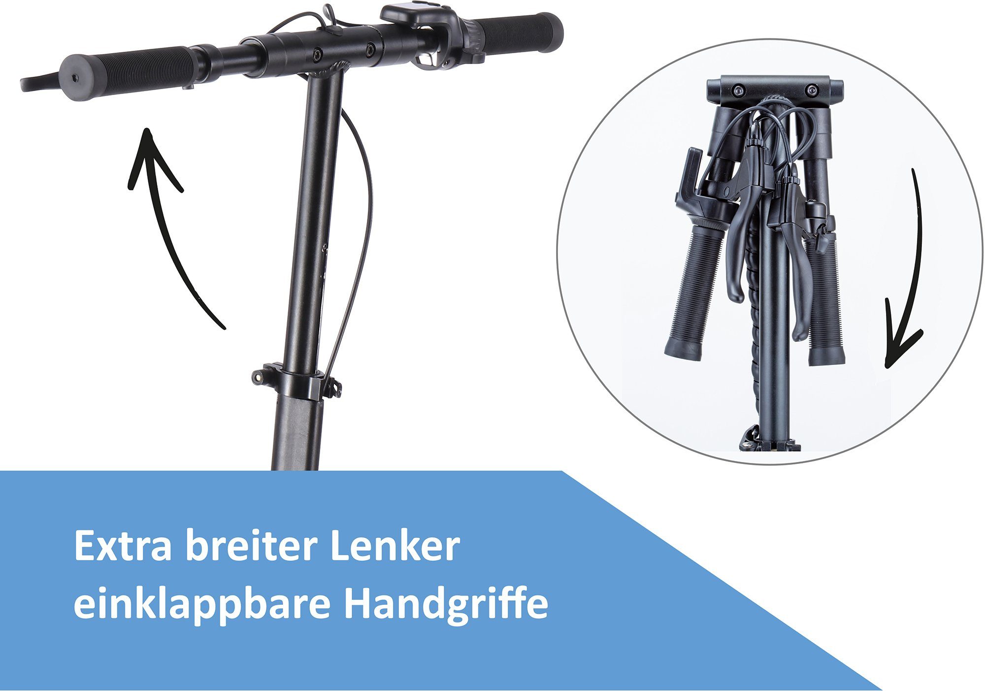 L.A. Sports E-Scooter Speed Deluxe 7.8-350 ABE, 20 km/h