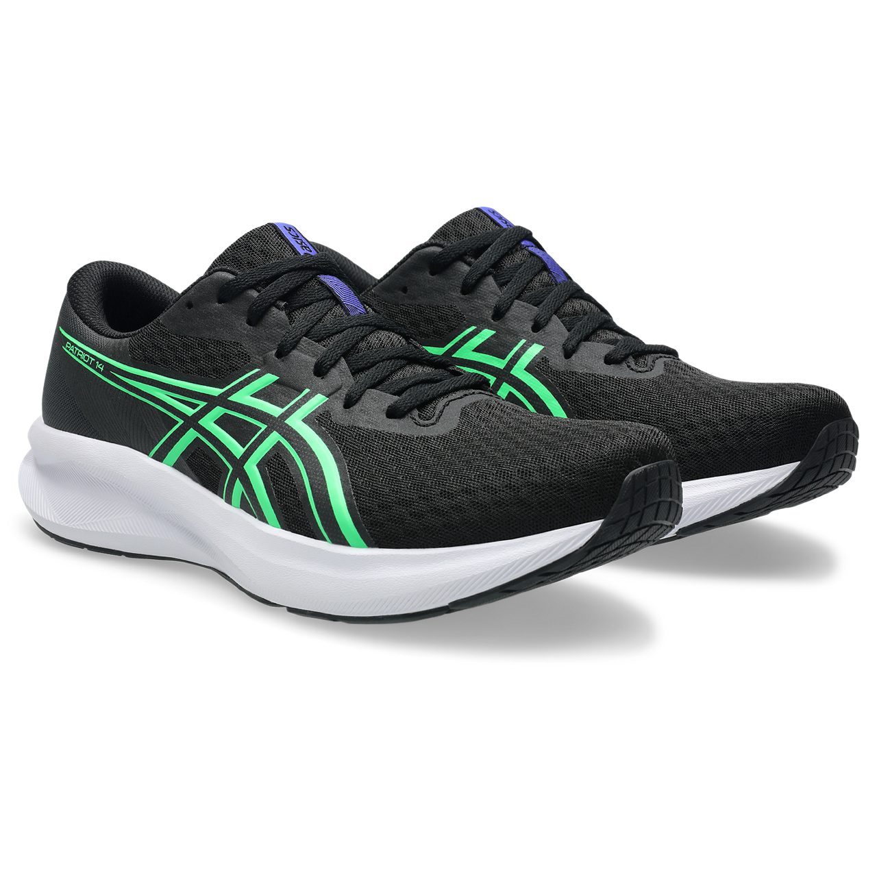 Asics PATRIOT 14 Laufschuh atmungsaktives Mesh-Obermaterial, Energiegeladene Mittelsohle