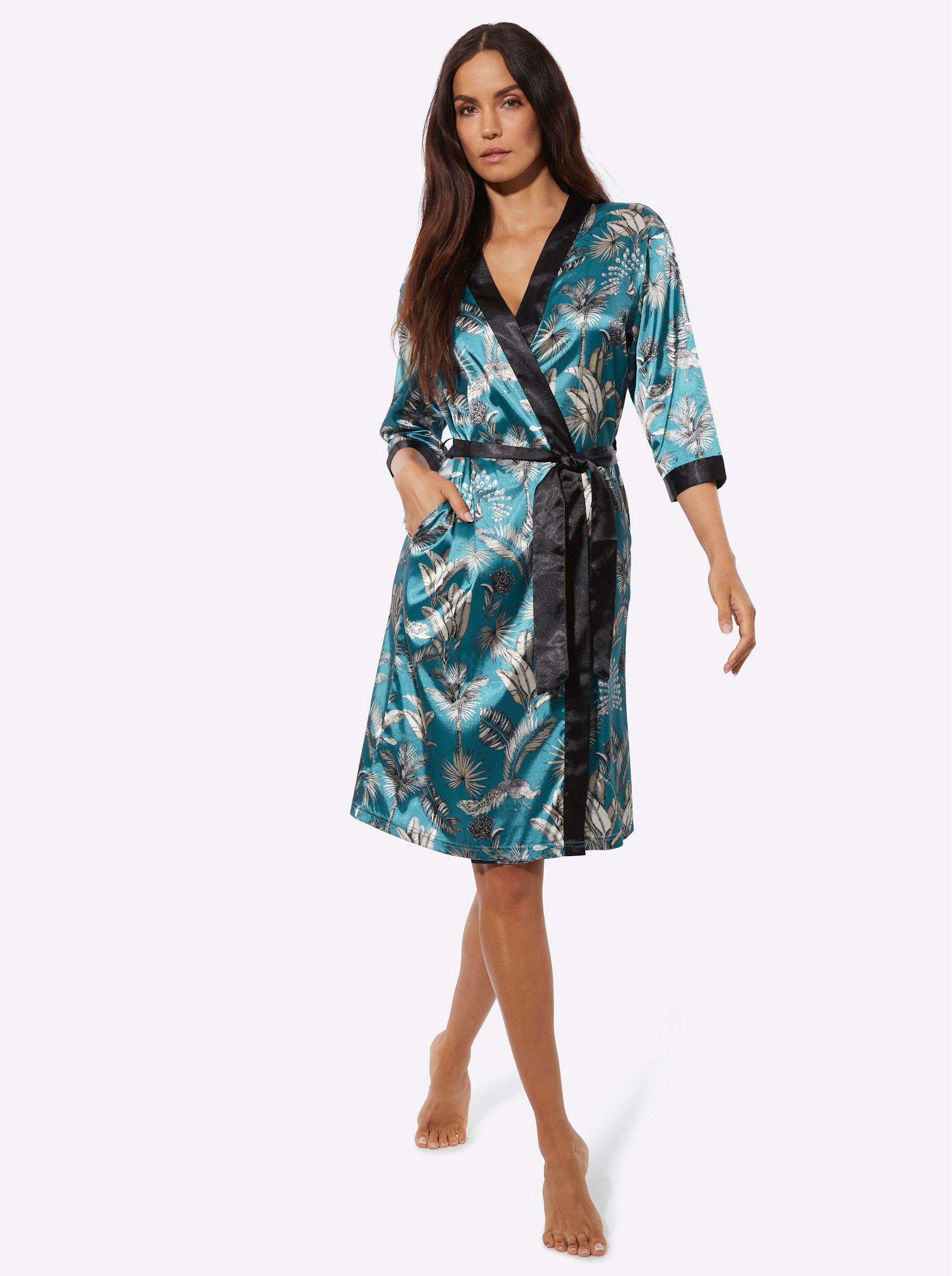 creation L Morgenmantel Morgenmantel, Polyester, Satin günstig online kaufen