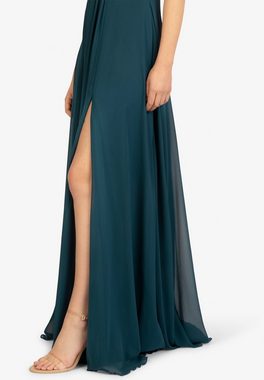 Apart Abendkleid aus Chiffon mit Schlitz links