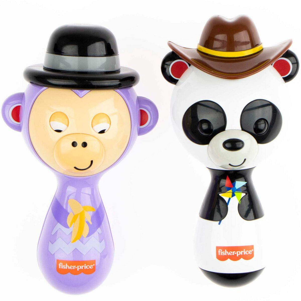 Fisher-Price® Lernspielzeug Maracas für Kinder – Spaßige Rhythmusinstrumente für kleine Musiker (2-St)