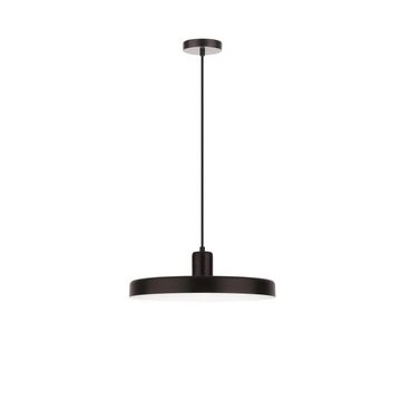 Nova Luce Hängeleuchte Pendelleuchte Chioto in Schwarz-matt und Weiß E27 600mm, keine Angabe, Leuchtmittel enthalten: Nein, warmweiss, Hängeleuchte, Pendellampe, Pendelleuchte