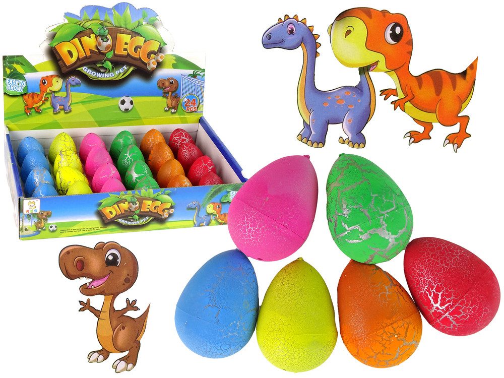 Spielfigur Dinosaurier-Ei Magisch Spielzeug Plastikei Schlüpfen Tier Schale Dino