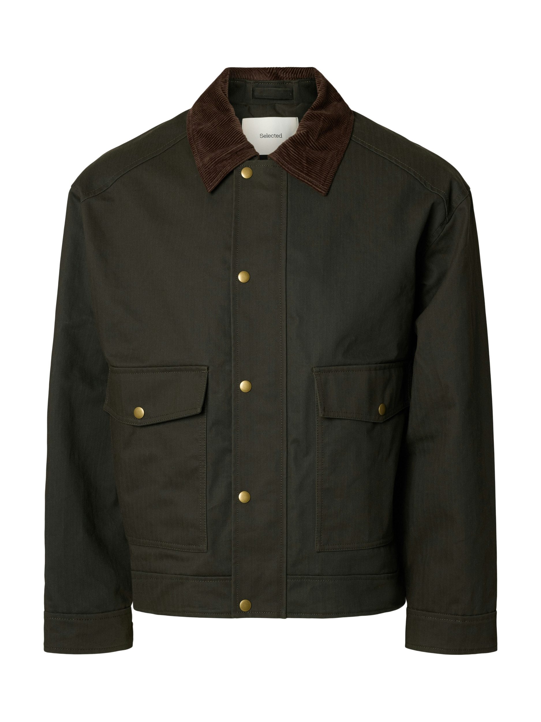 SELECTED HOMME Outdoorjacke SLMMONTANA WAXED COTTON JKT #S
