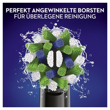 Oral-B Aufsteckbürsten Cross Action CleanMaximizer - 3er Pack - schwarz