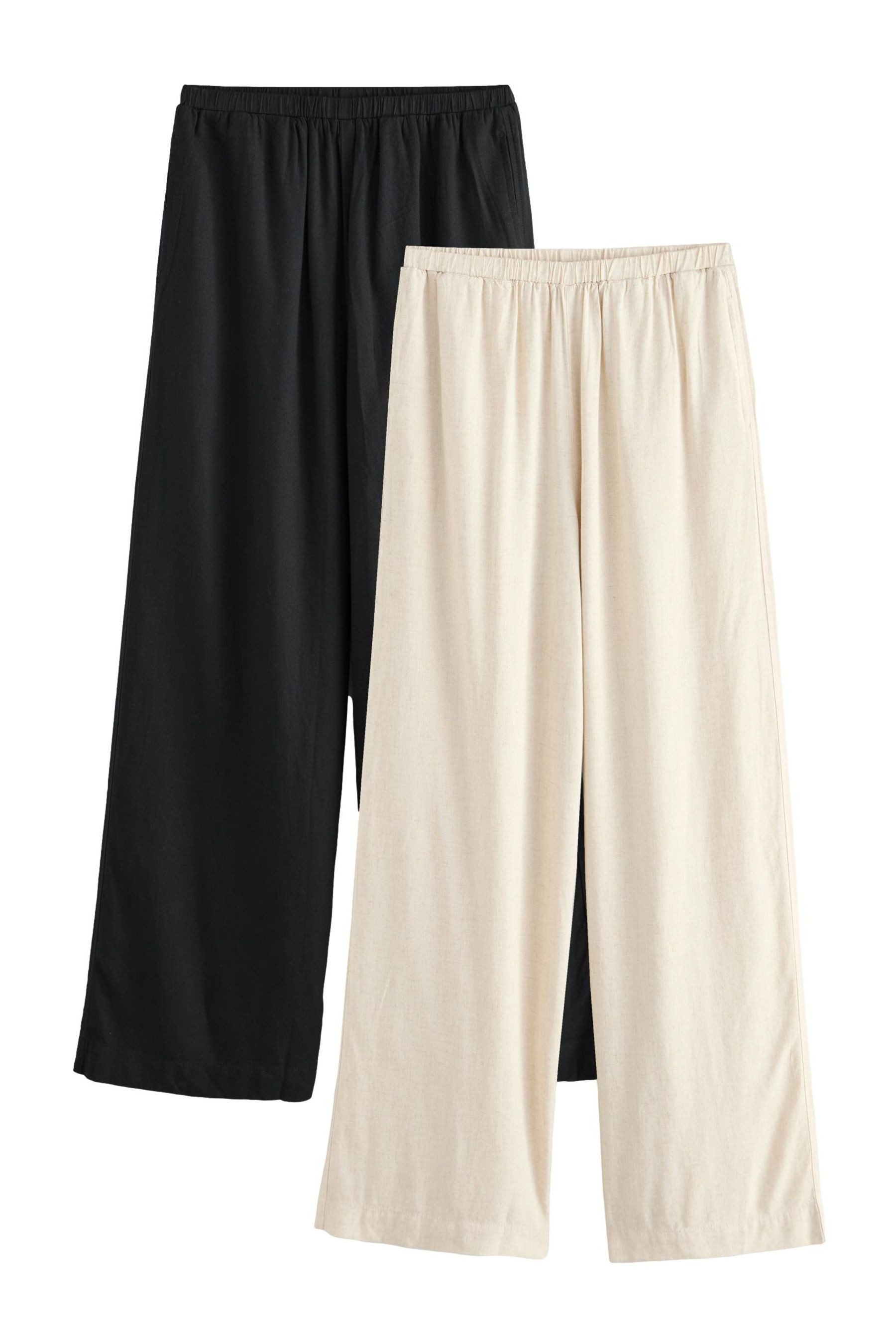 Next Leinenhose 2er-Pack Hosen mit weitem günstig online kaufen