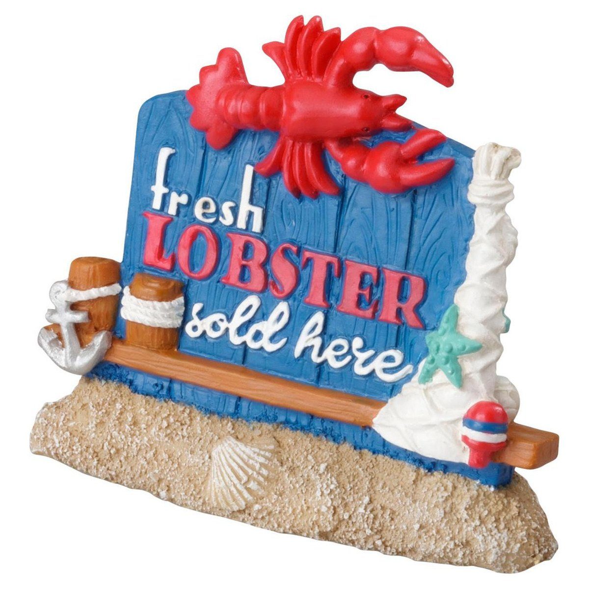 Europet-Bernina Aquariendeko Aquariendekoration Hummer "fresh Lobster sold here" im Vergleich