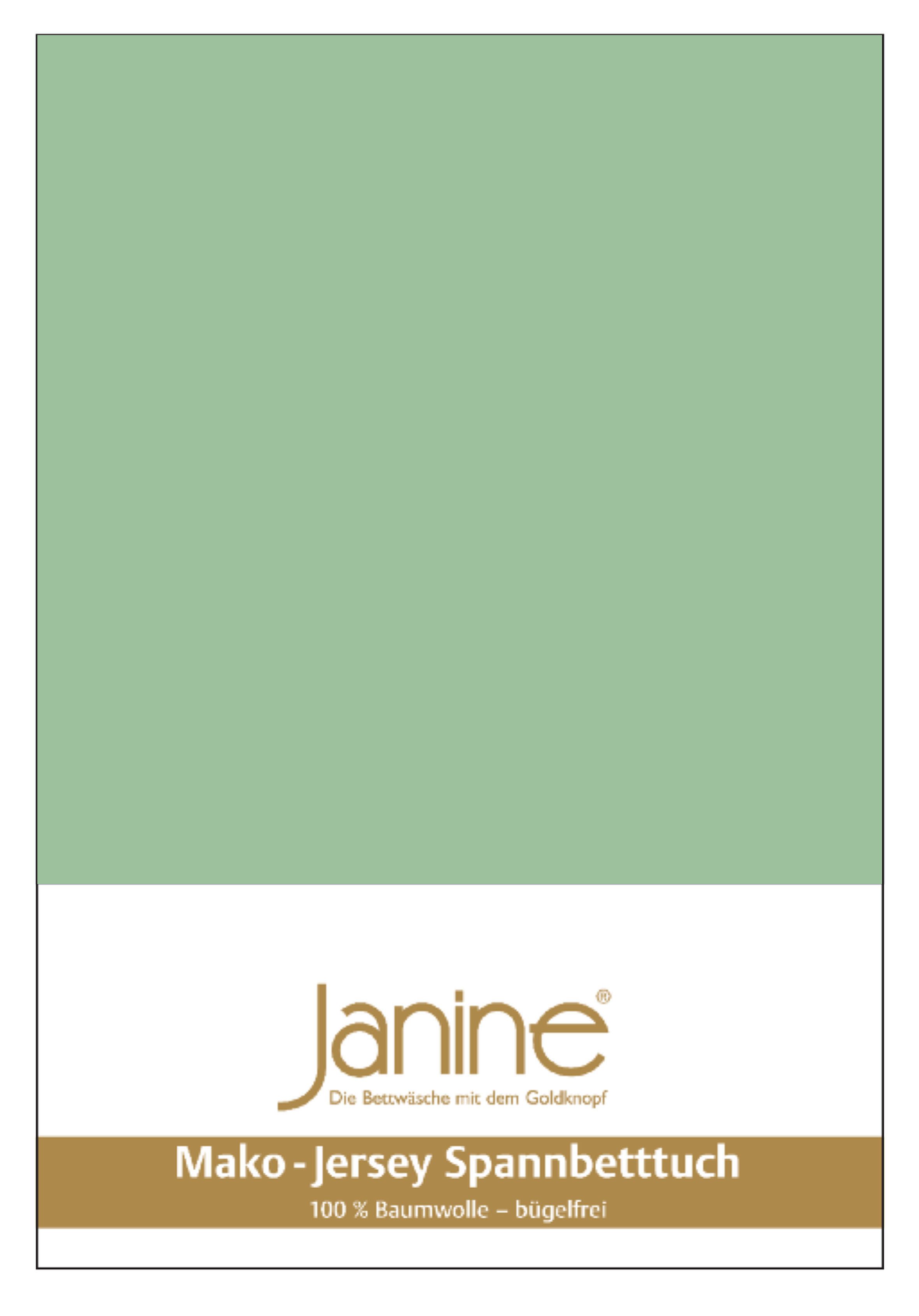 Janine Janine Spannbetttuch Mako-Feinjersey 5007 honiggold (73) Größe:  150 günstig online kaufen